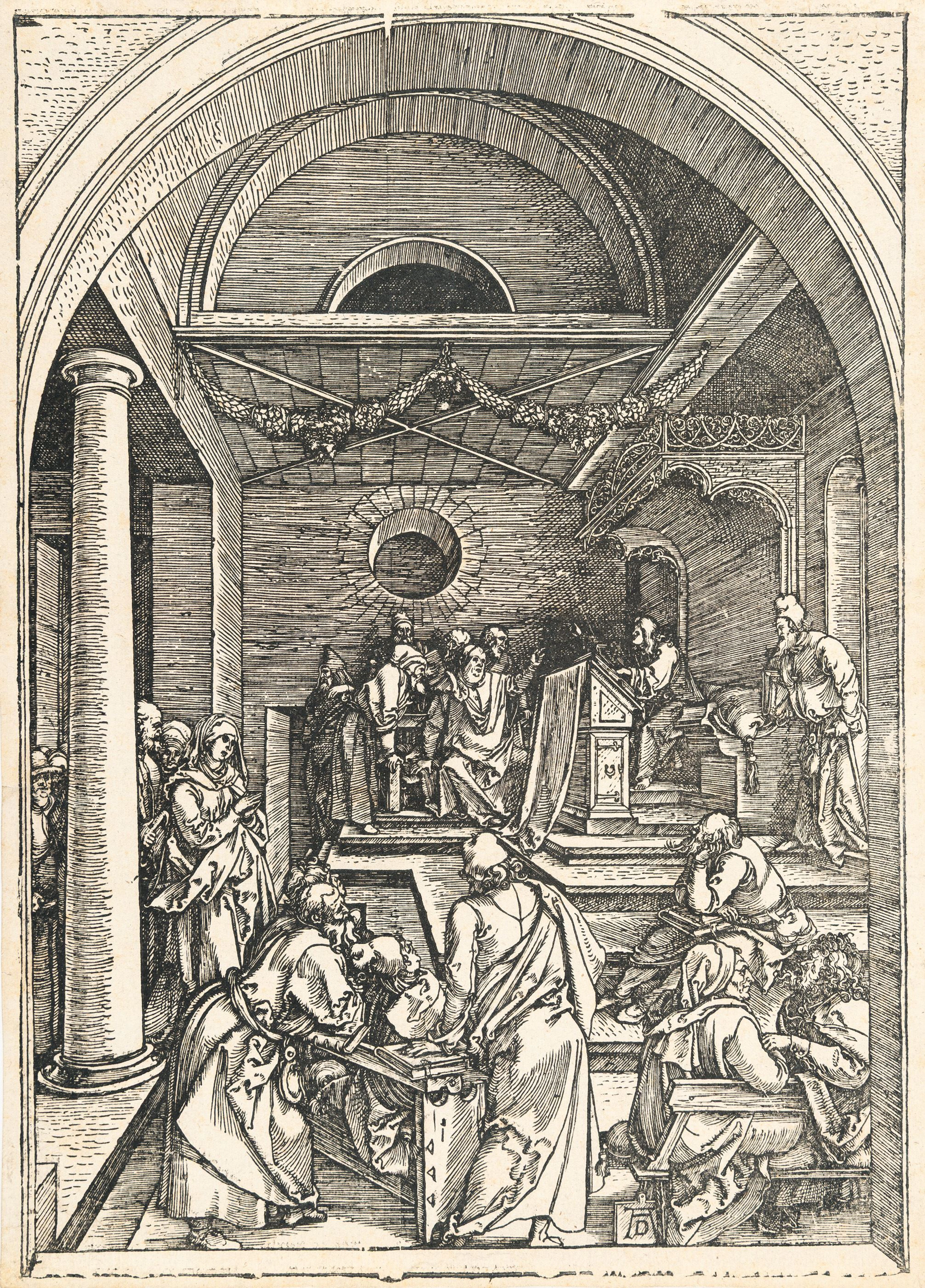 Christ among the Doctors, from: The Life of the Virgin Albrecht Dürer