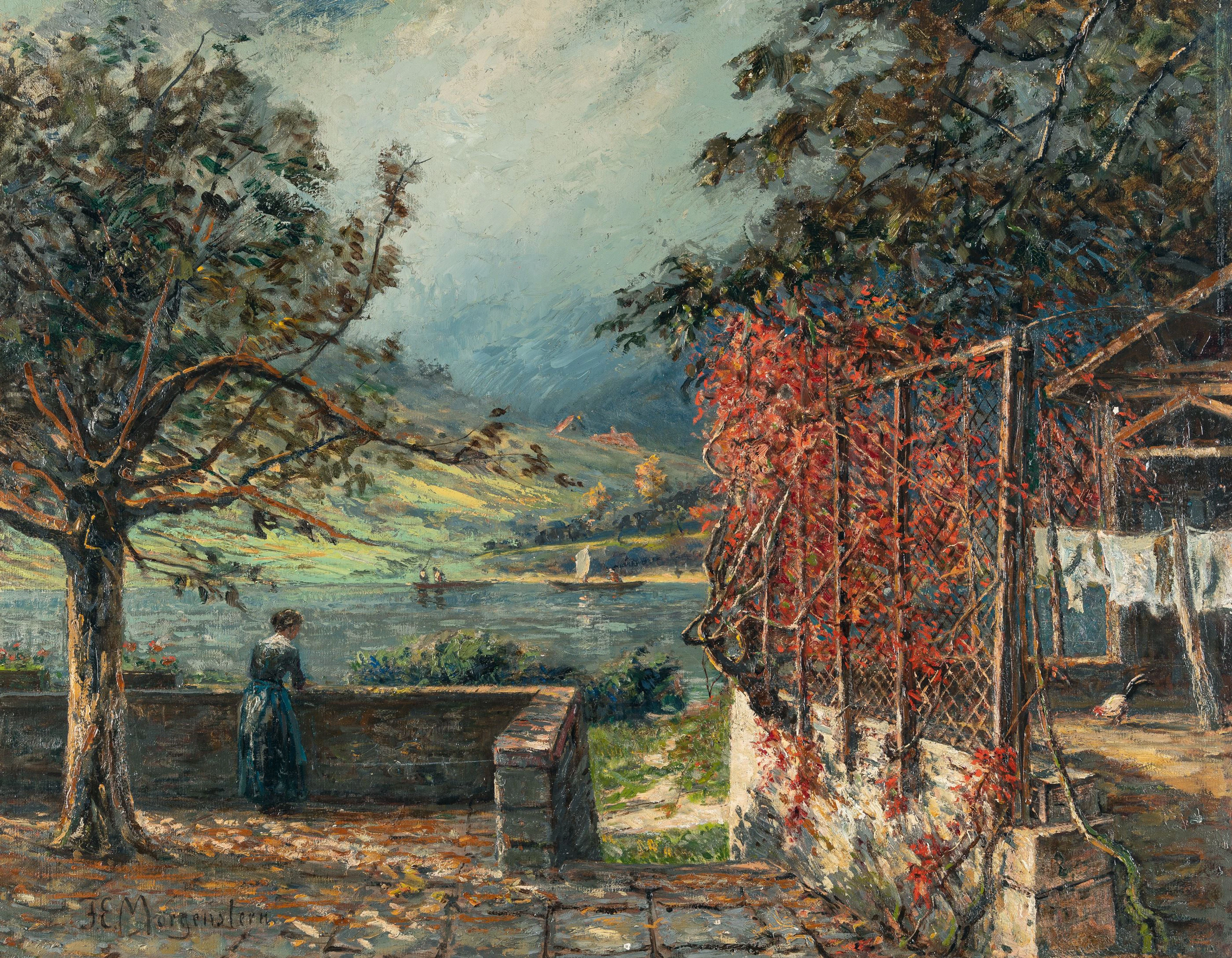 Late Autumn on the Neckar Friedrich Ernst Morgenstern