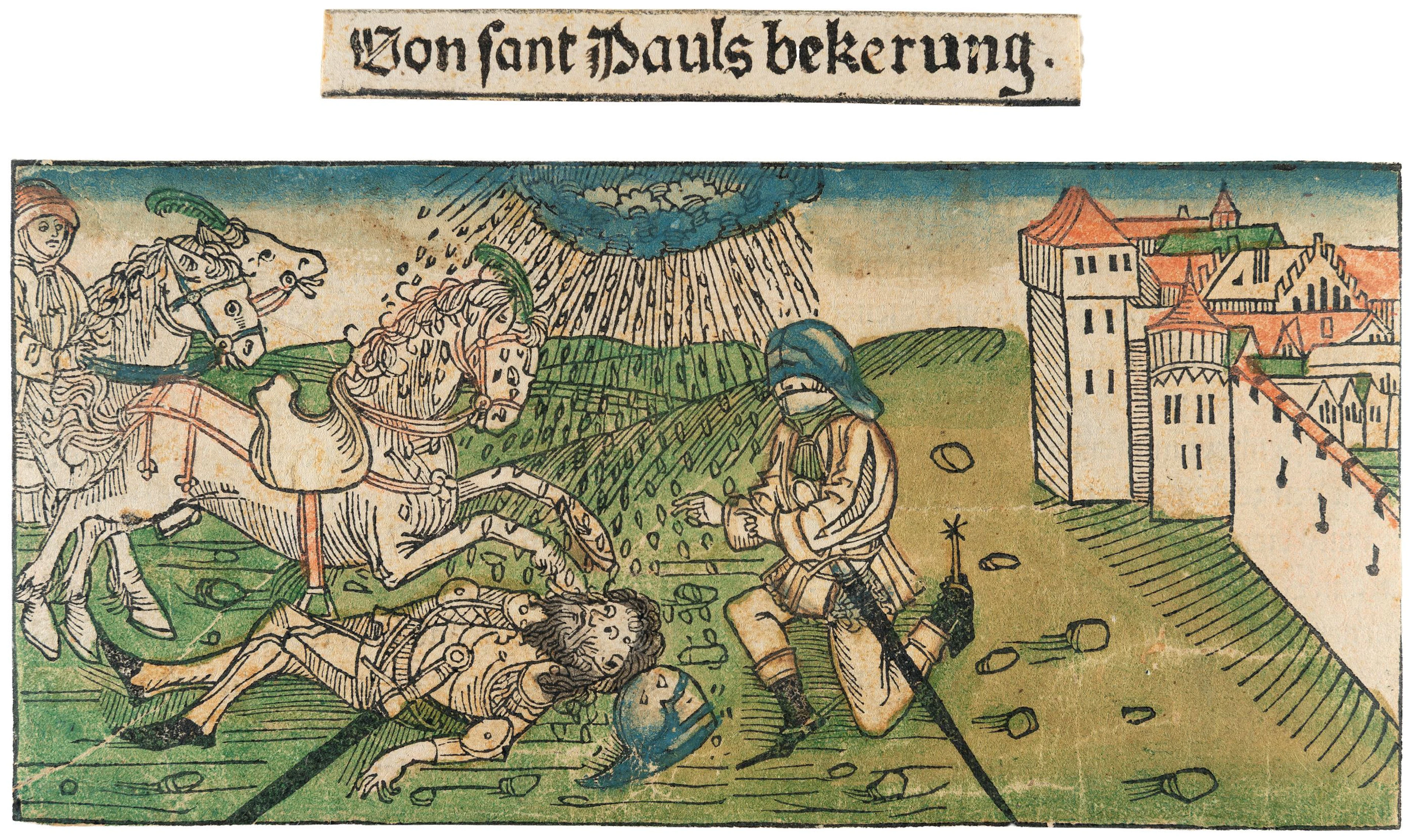 Seven Book Illustrations from: Jacobus de Voragine, Heiligenleben