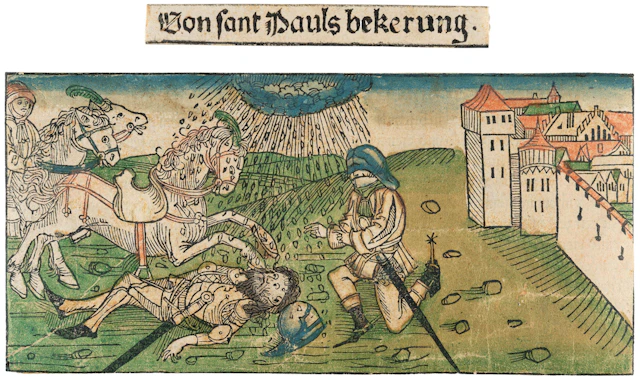 Seven Book Illustrations from: Jacobus de Voragine, Heiligenleben