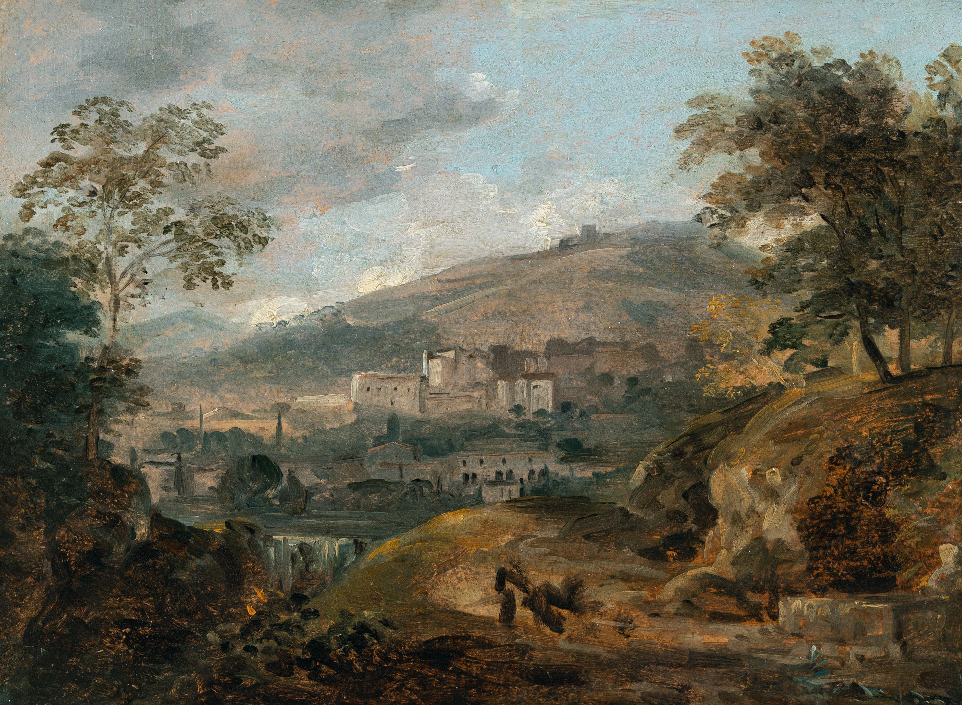 Isola di Sora in Southern Lazio Johann Georg von Dillis