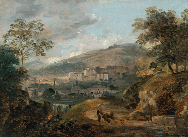 Isola di Sora in Southern Lazio Johann Georg von Dillis