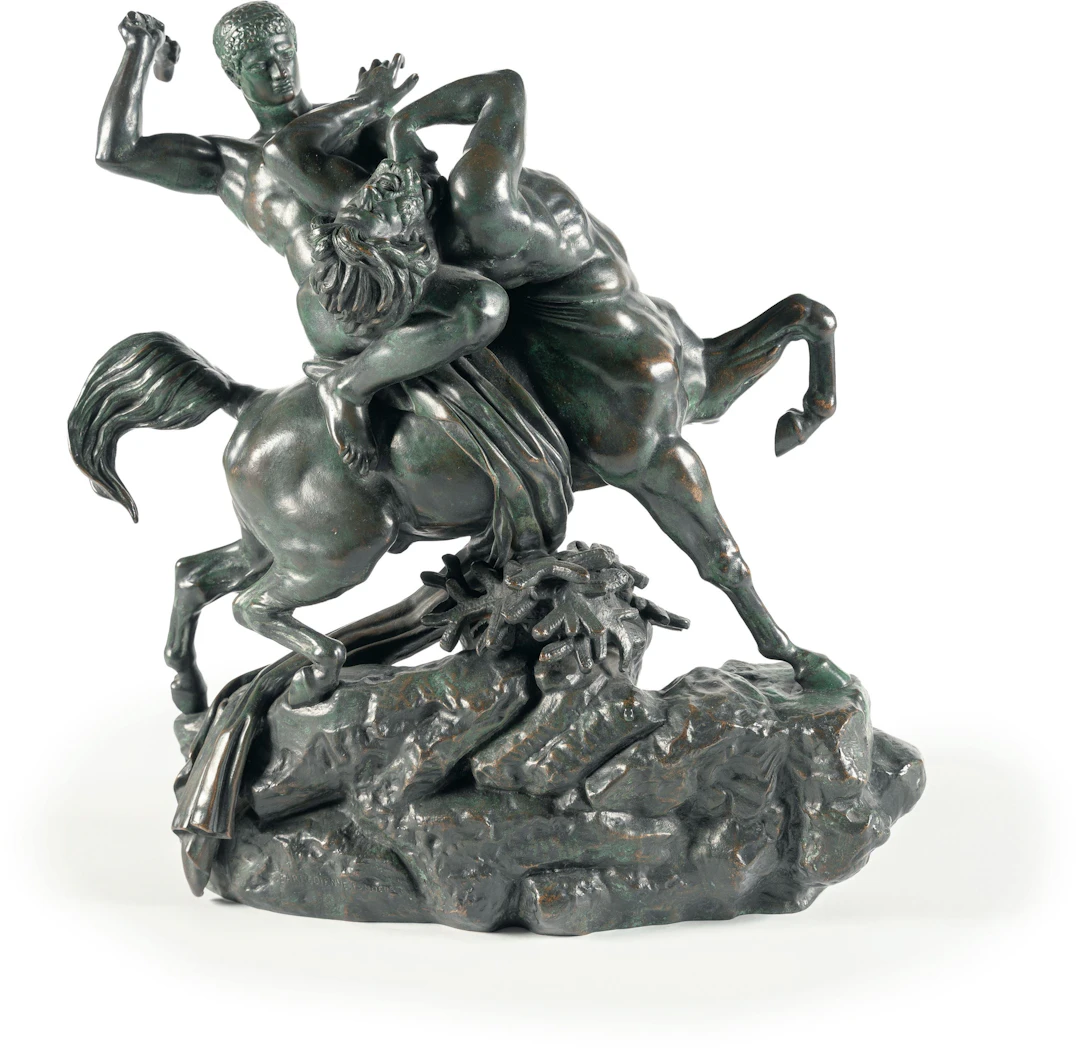 Theseus Fighting the Centaur Biénor Antoine-Louis Barye