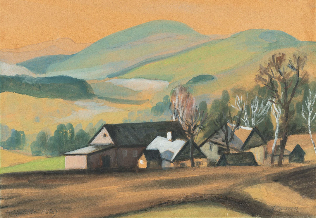"Hügel (bei Hölle)" Alexander Kanoldt