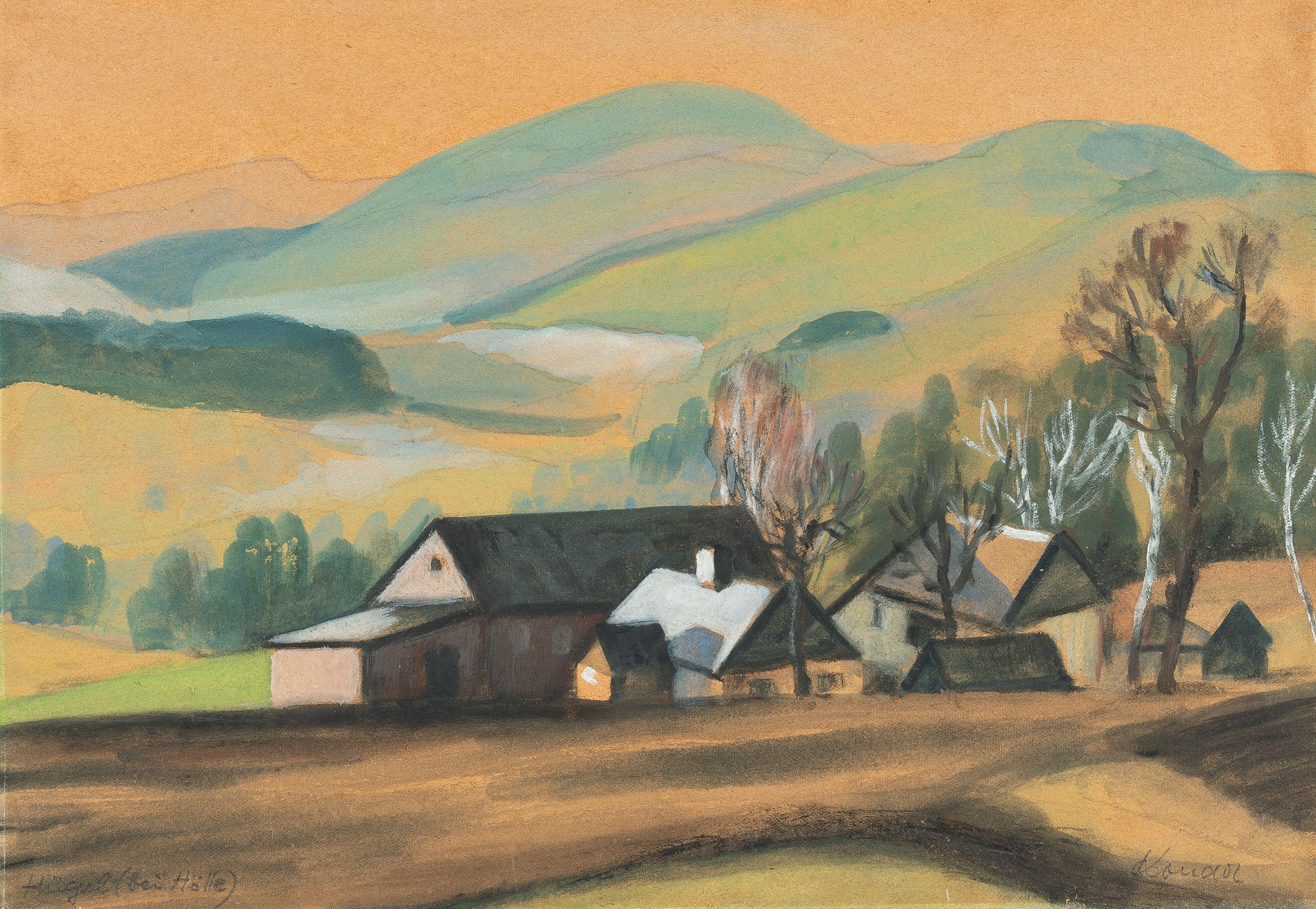 "Hügel (bei Hölle)" Alexander Kanoldt
