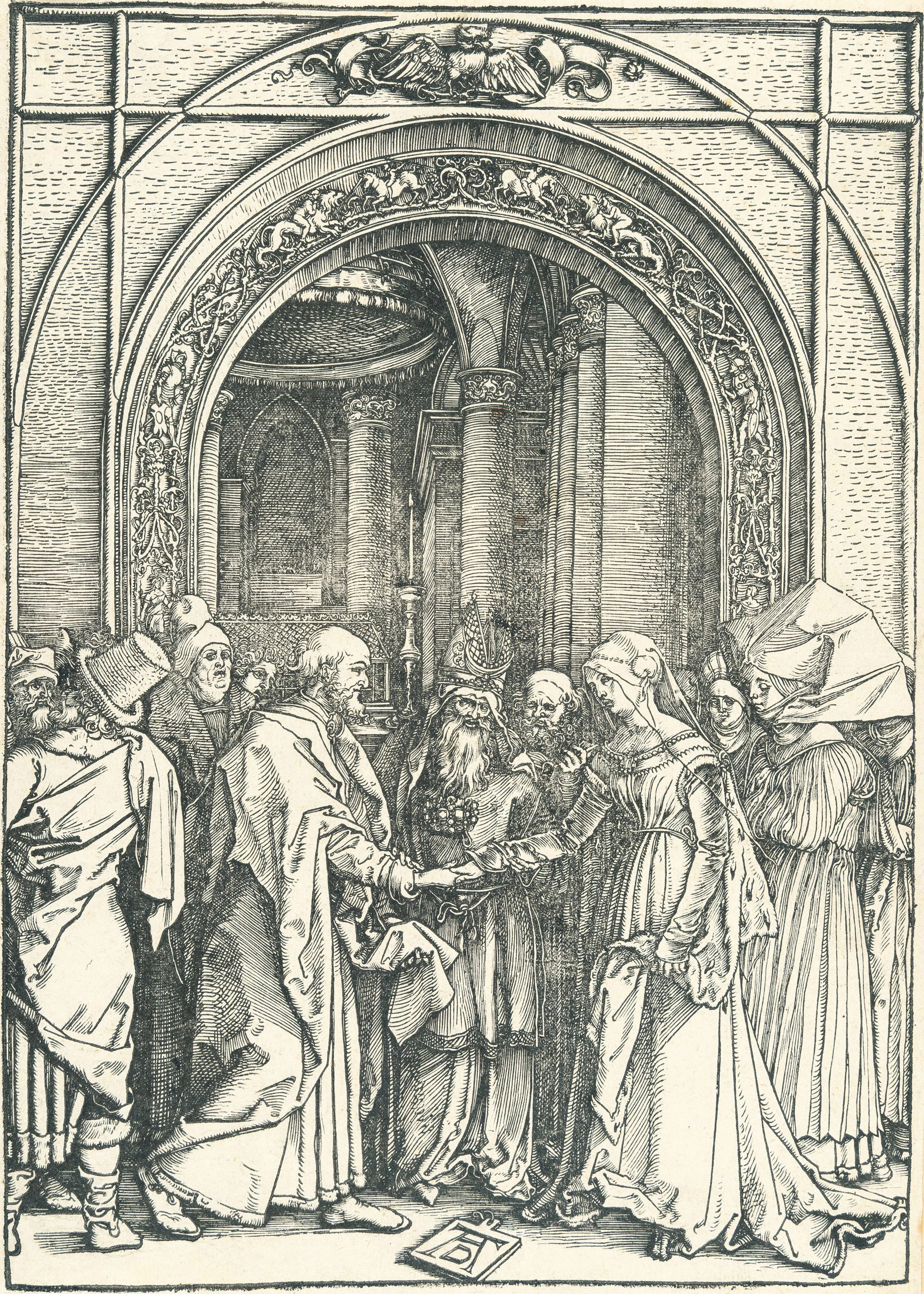 The Betrothal of the Virgin, from: The Life of the Virgin Albrecht Dürer