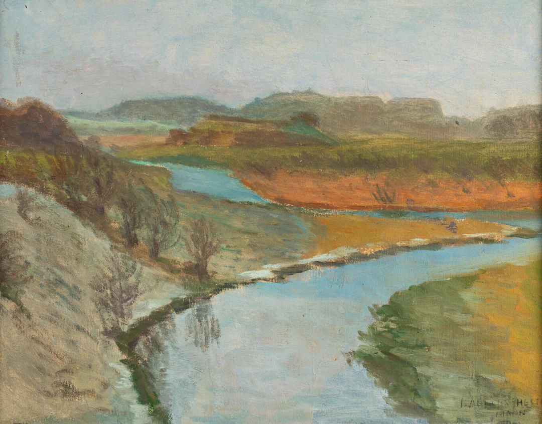 Flusslandschaft Friedrich Ahlers-Hestermann