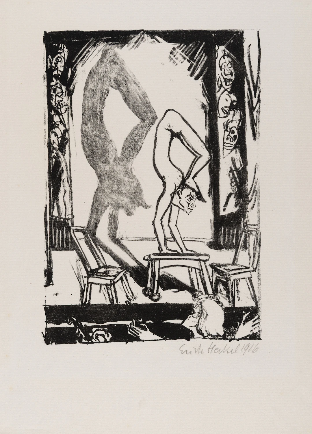 Handstand Erich Heckel