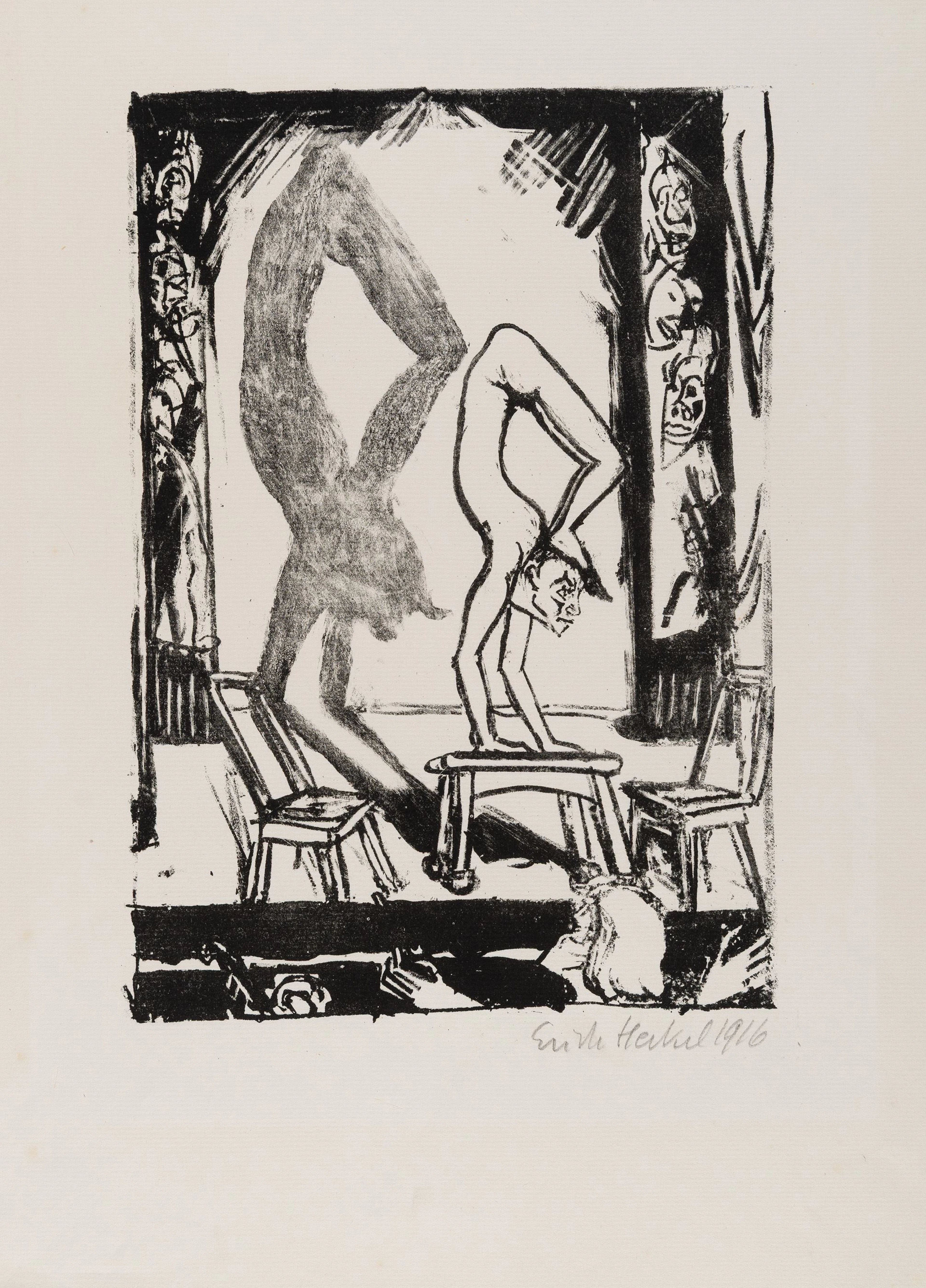 Handstand Erich Heckel