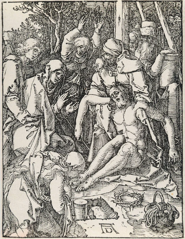 The Lamentation, from: The Small Passion Albrecht Dürer