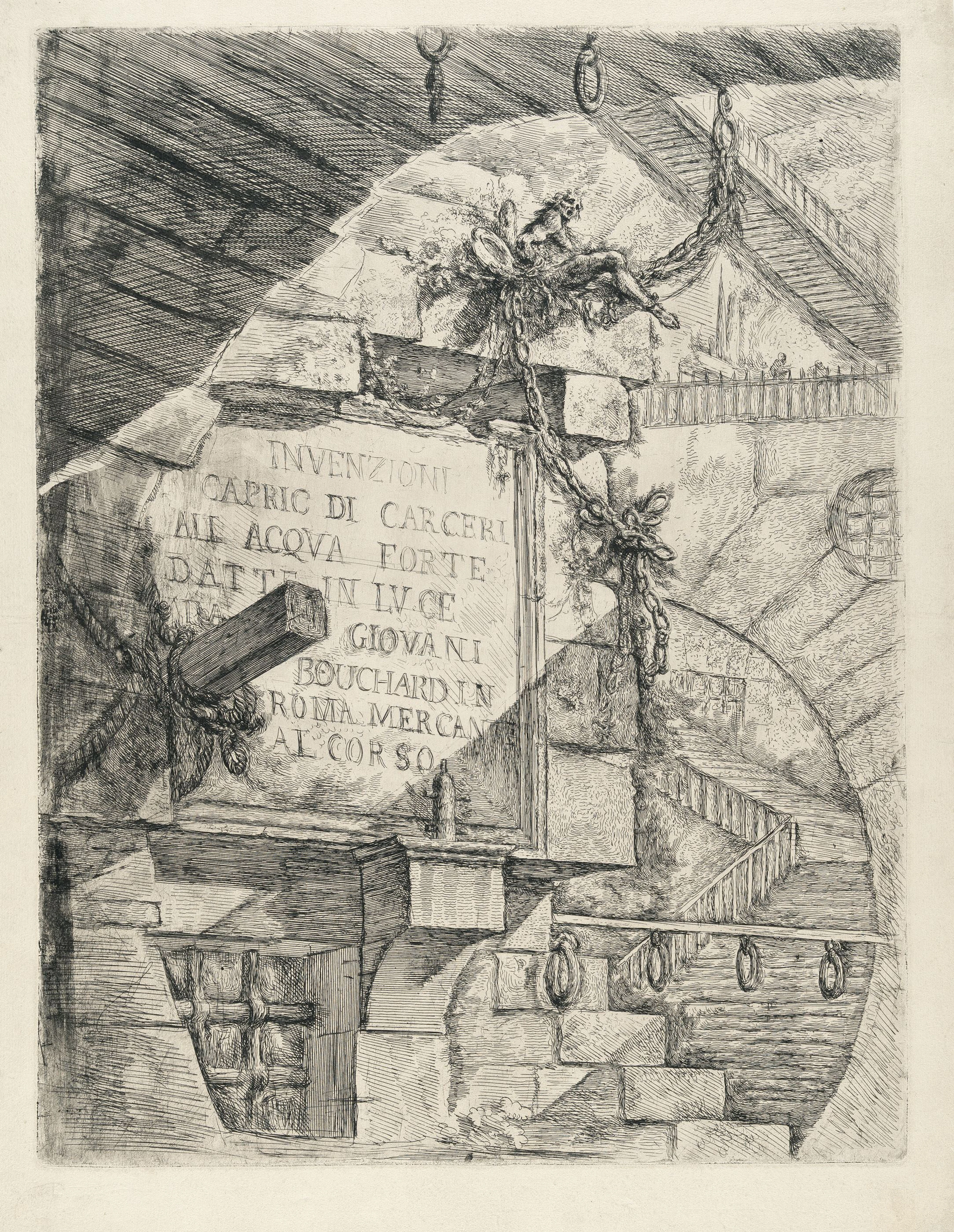Invenzioni Capric di Carceri, Title Plate, from: Carceri d'Invenzione