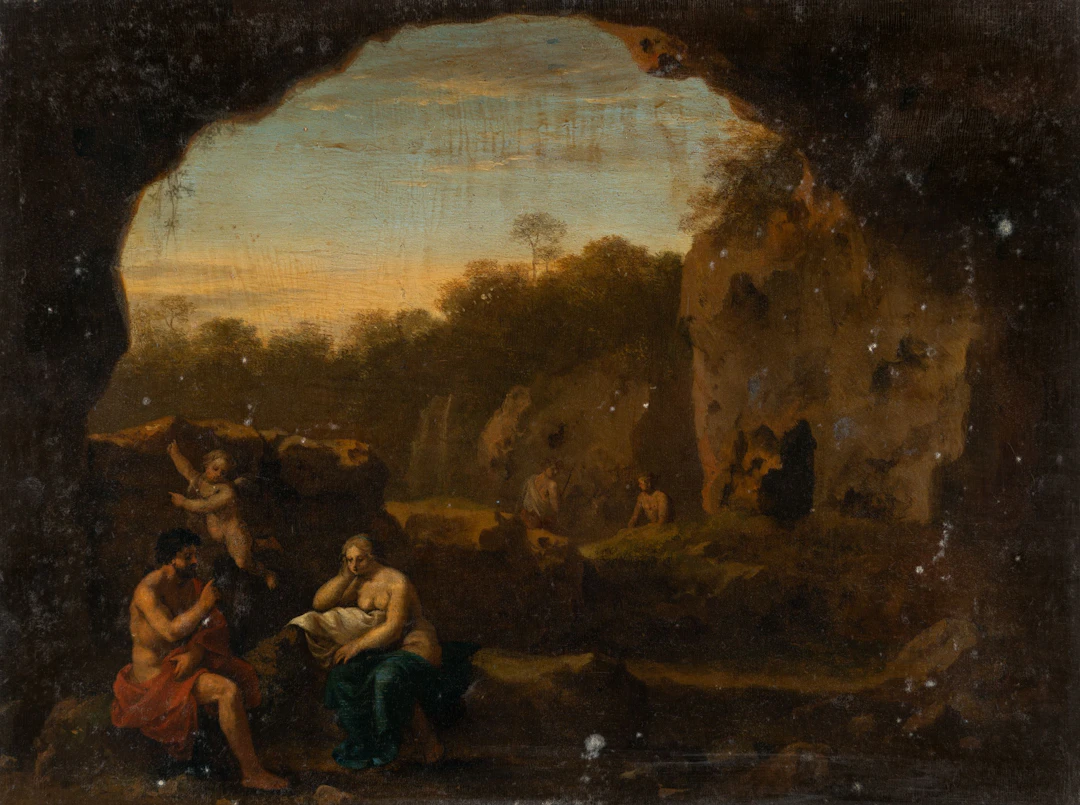 Nymph in a Grotto Cornelis van Poelenburgh (Umkreis)