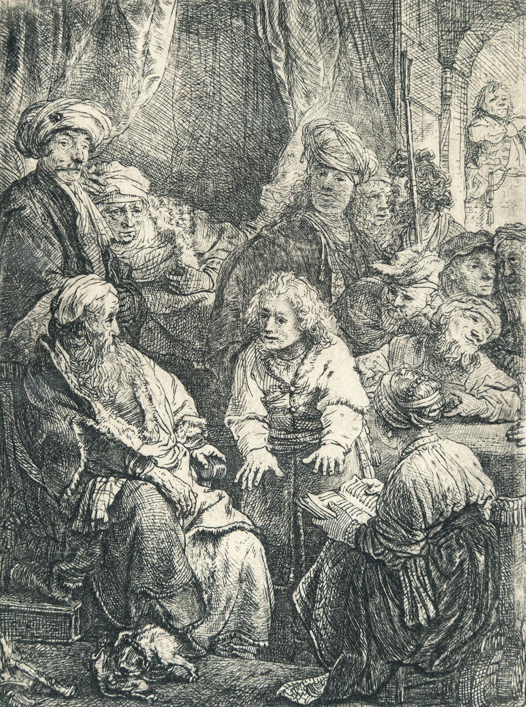 Joseph Telling His Dreams Rembrandt Harmensz. van Rijn