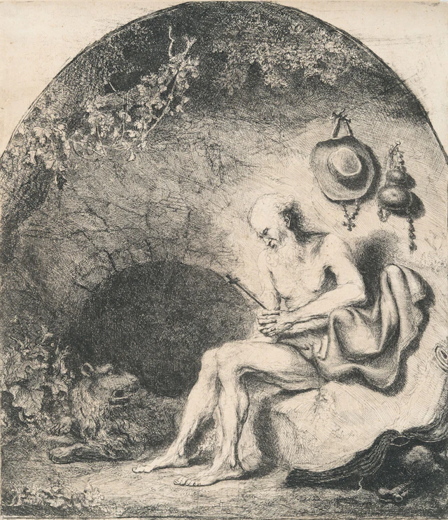 Saint Jerome in the Cave Ferdinand Bol