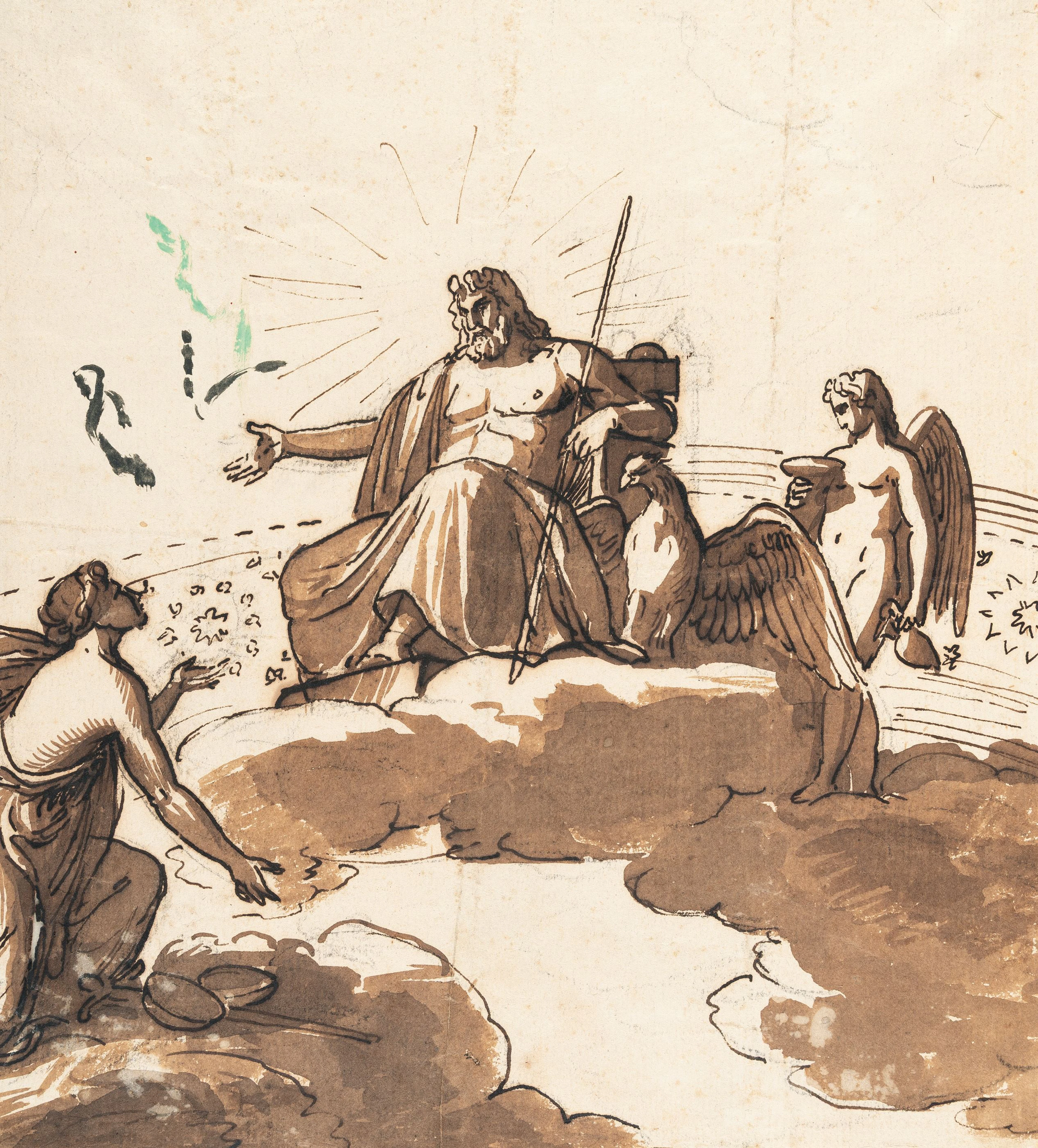 Zeus and Hebe Felice Giani (Umkreis)