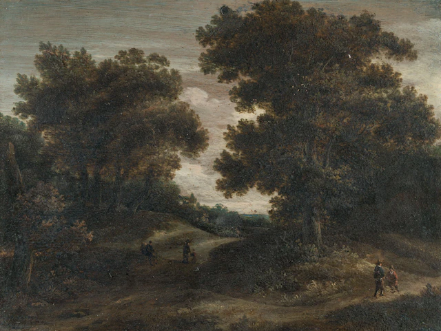 Forest landscape Meindert Hobbema