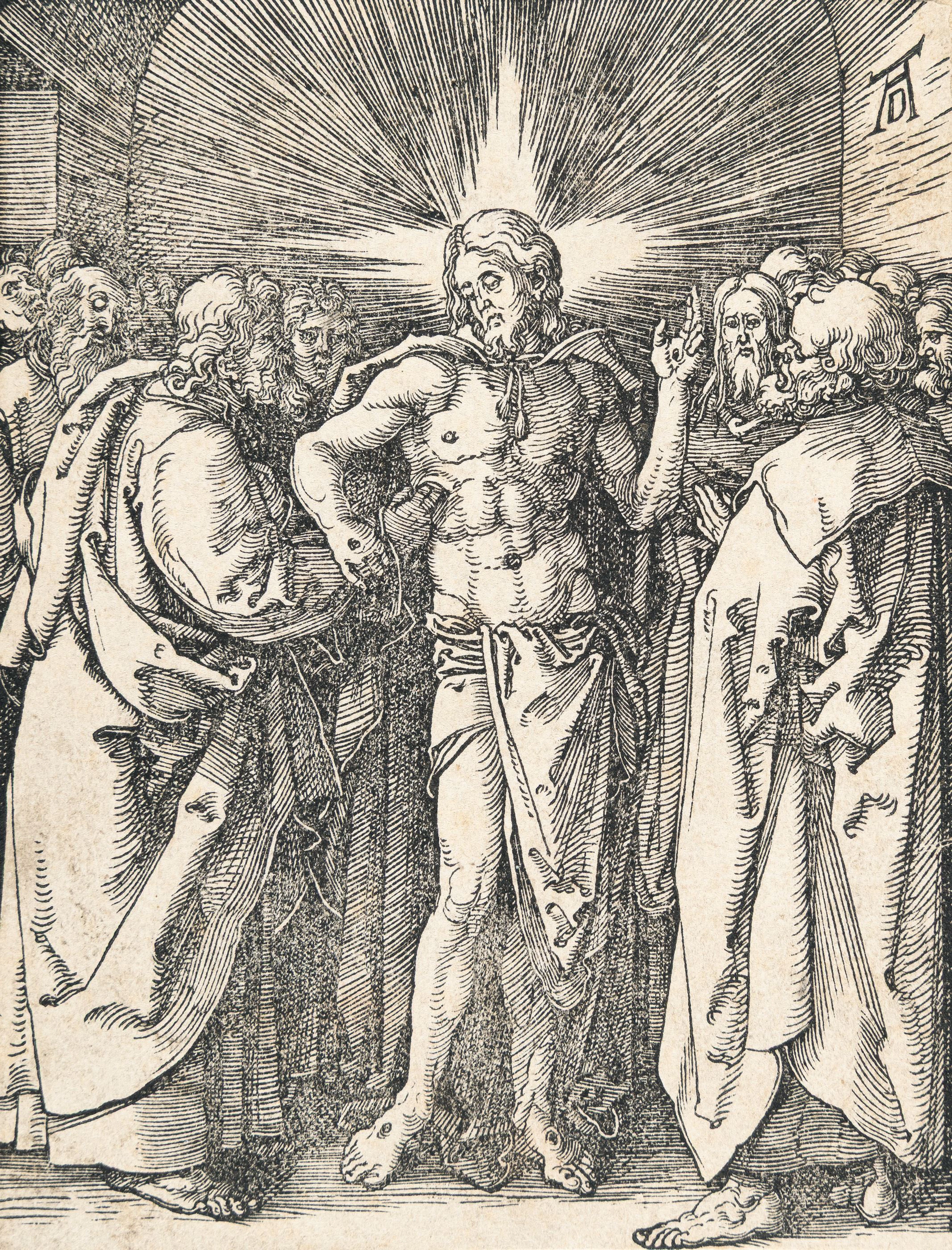 The Doubting Thomas, from: The Small Passion Albrecht Dürer