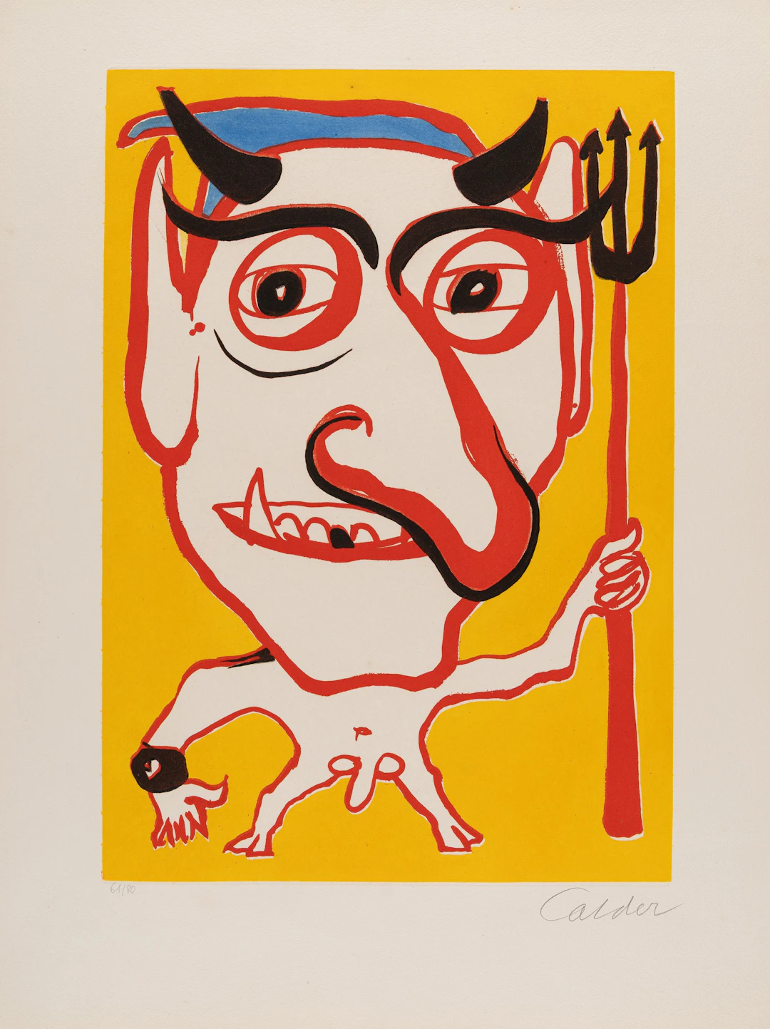 Le diable (Portrait de Constantin Tacou) Alexander Calder