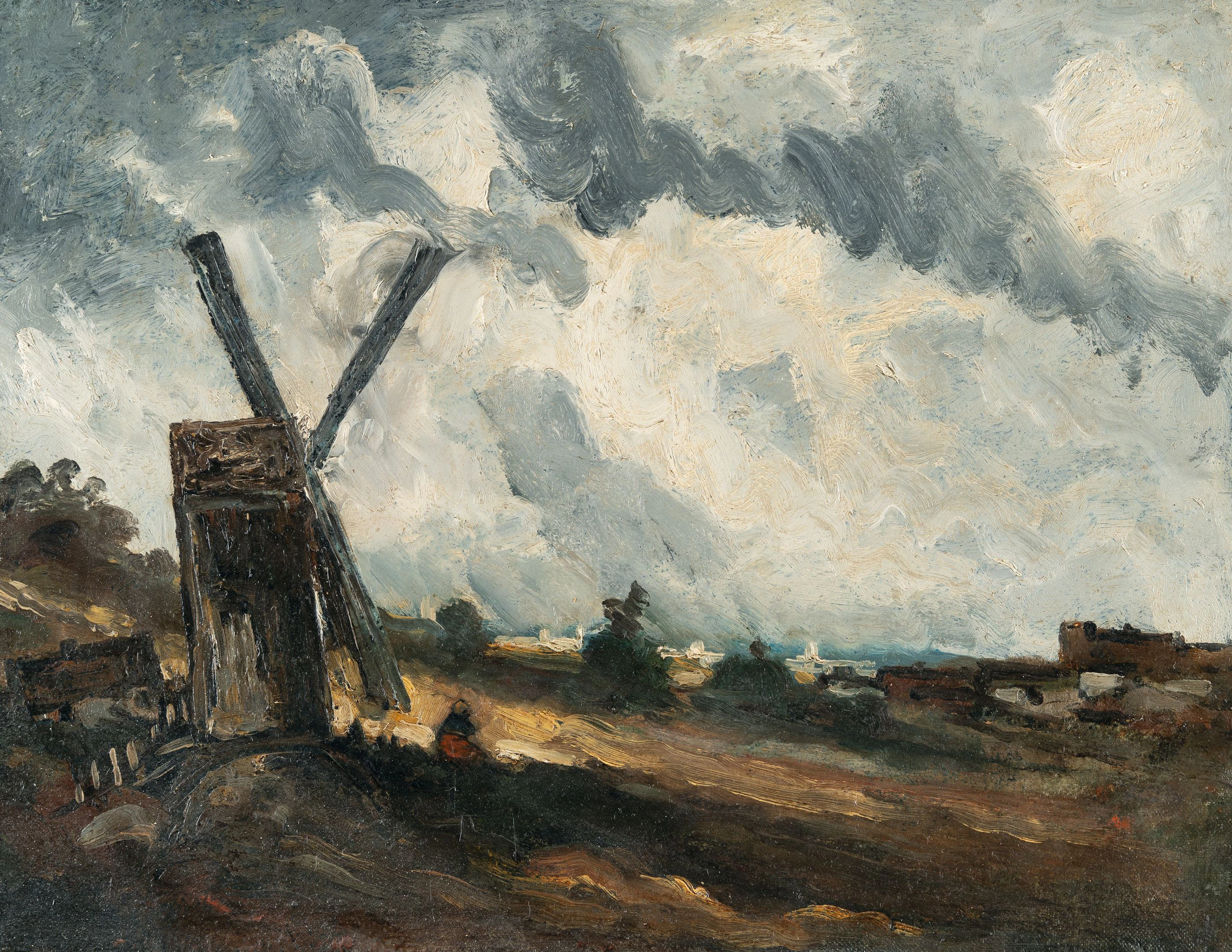 Windmill on Montmartre Georges Michel