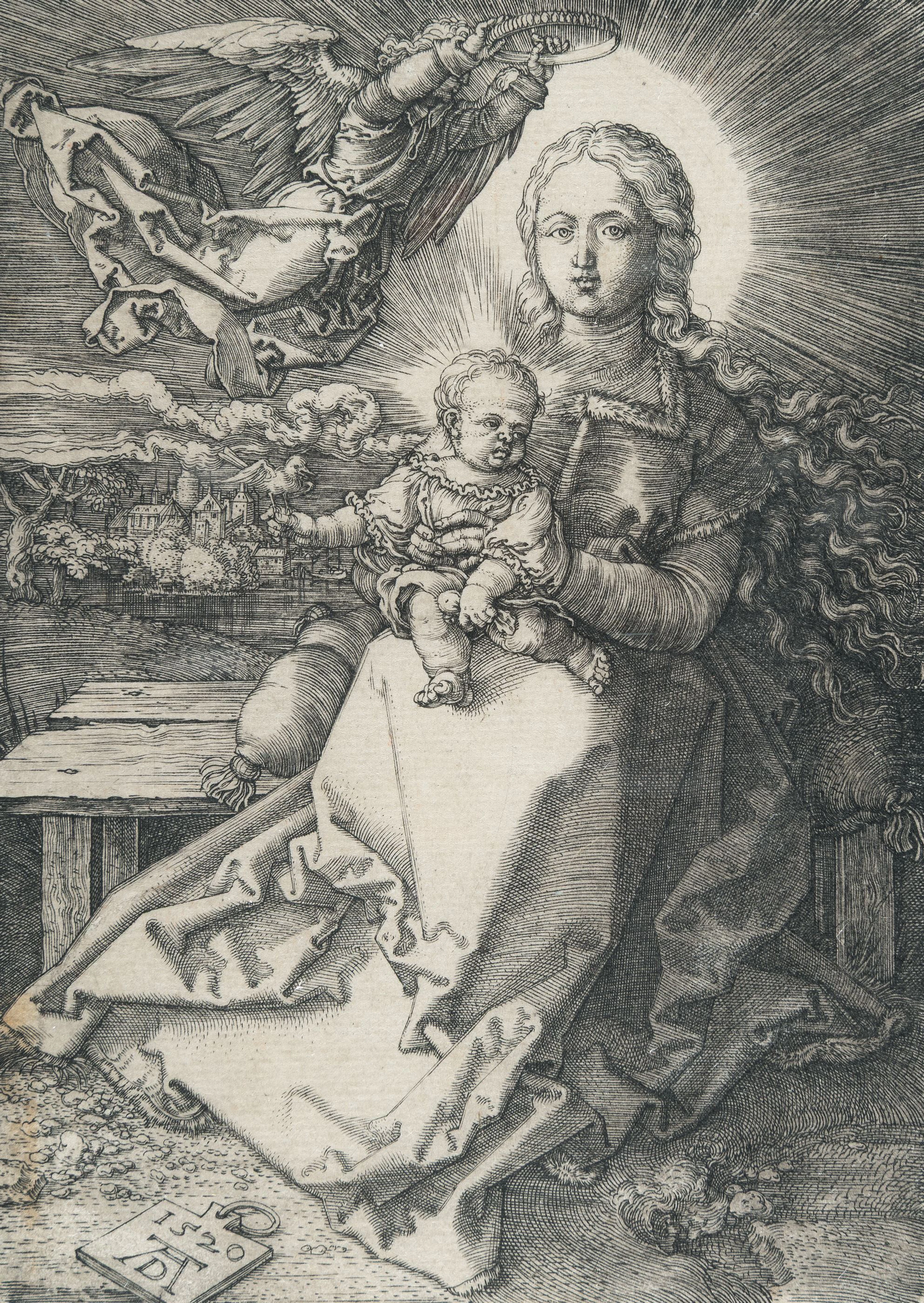 The Virgin and Child Crowned by One Angel Albrecht Dürer