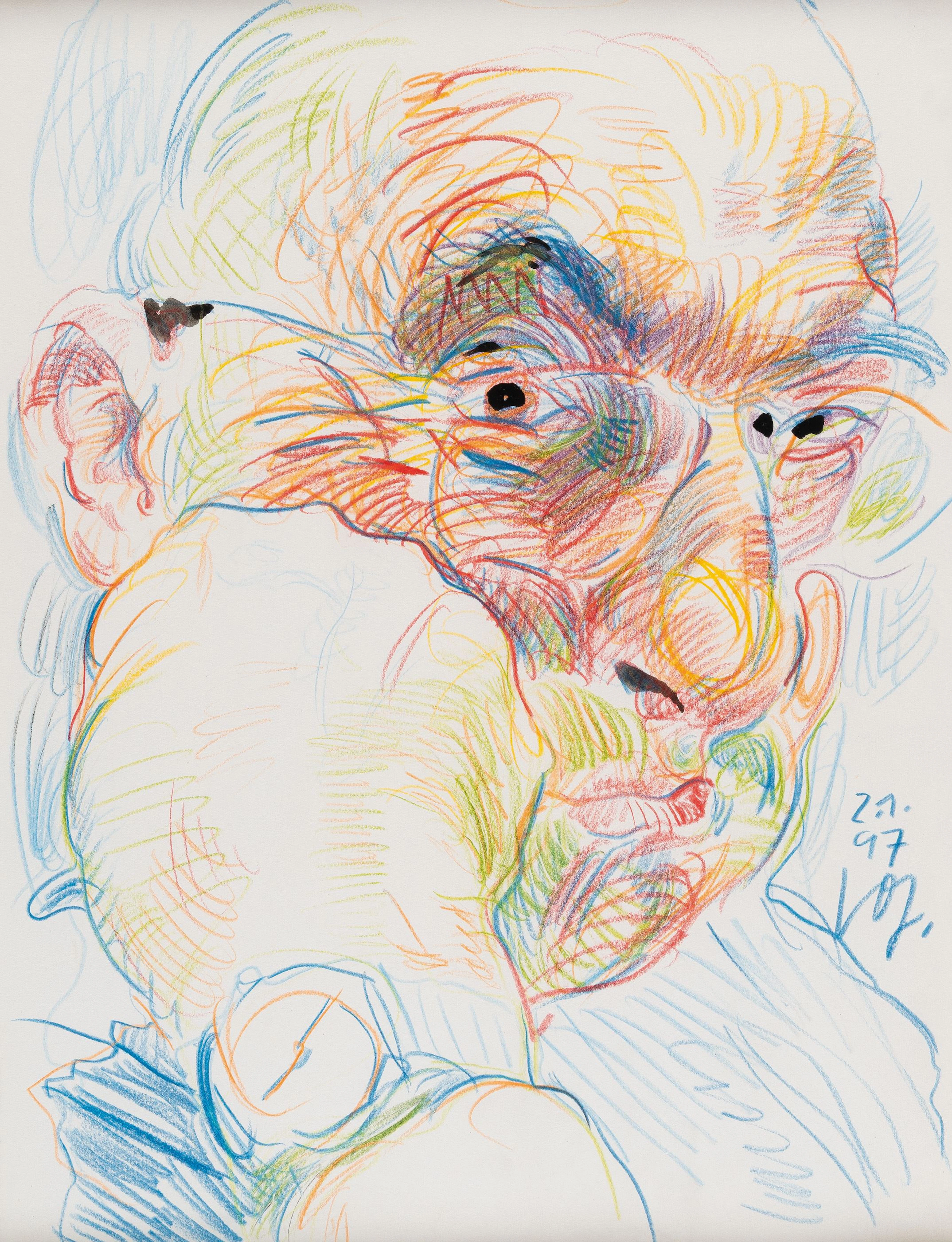 Selbstportrait Johannes Grützke
