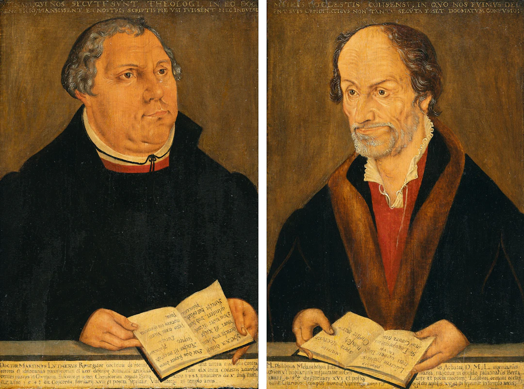 Martin Luther and Philipp Melanchthon Umkreis von Lucas Cranach d. Ä.