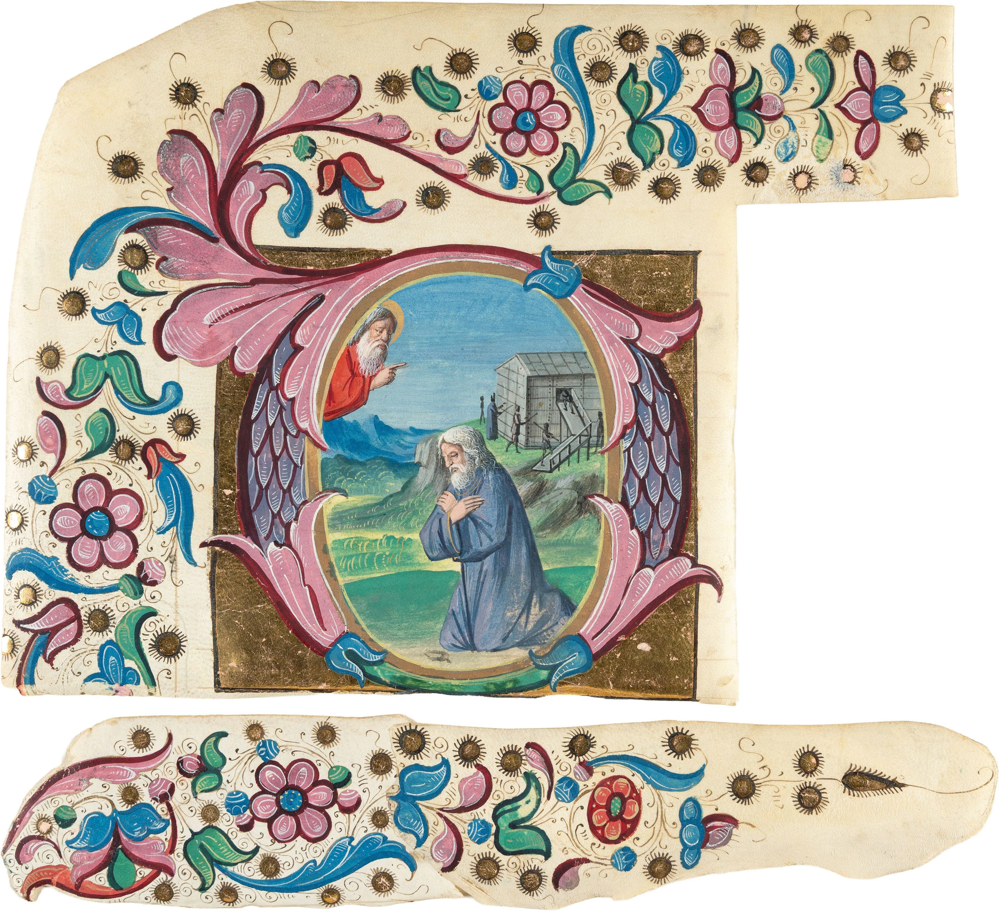 The Ark after the Flood Buchmalerei