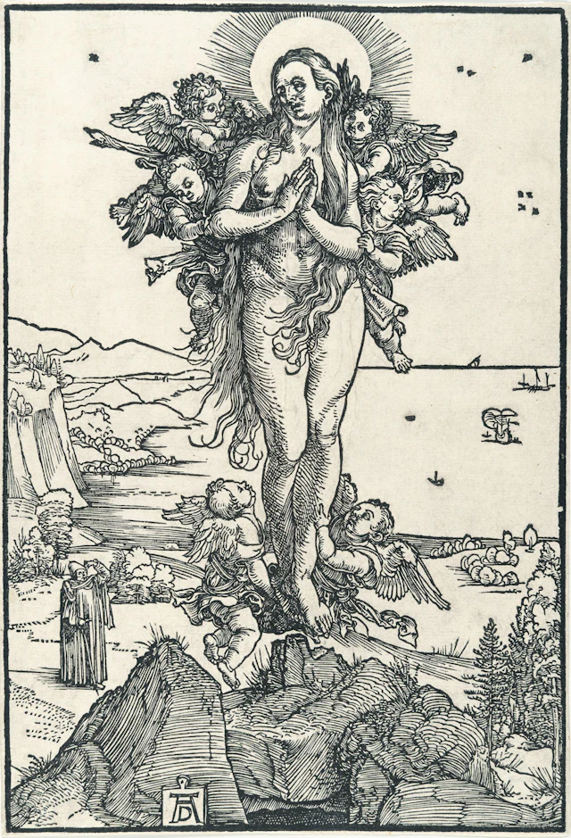 The Elevation of Saint Mary Magdalen Albrecht Dürer