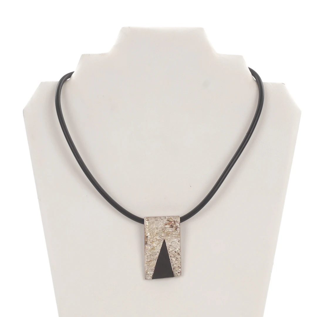 KARLHEINZ SAUER. Collier, silver, signerad, Mörbylånga, 2005.