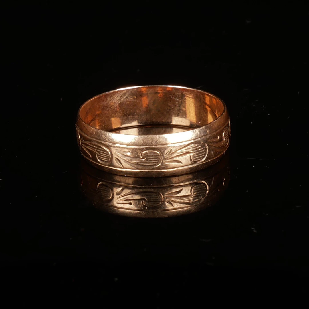 RING, 14K guld.