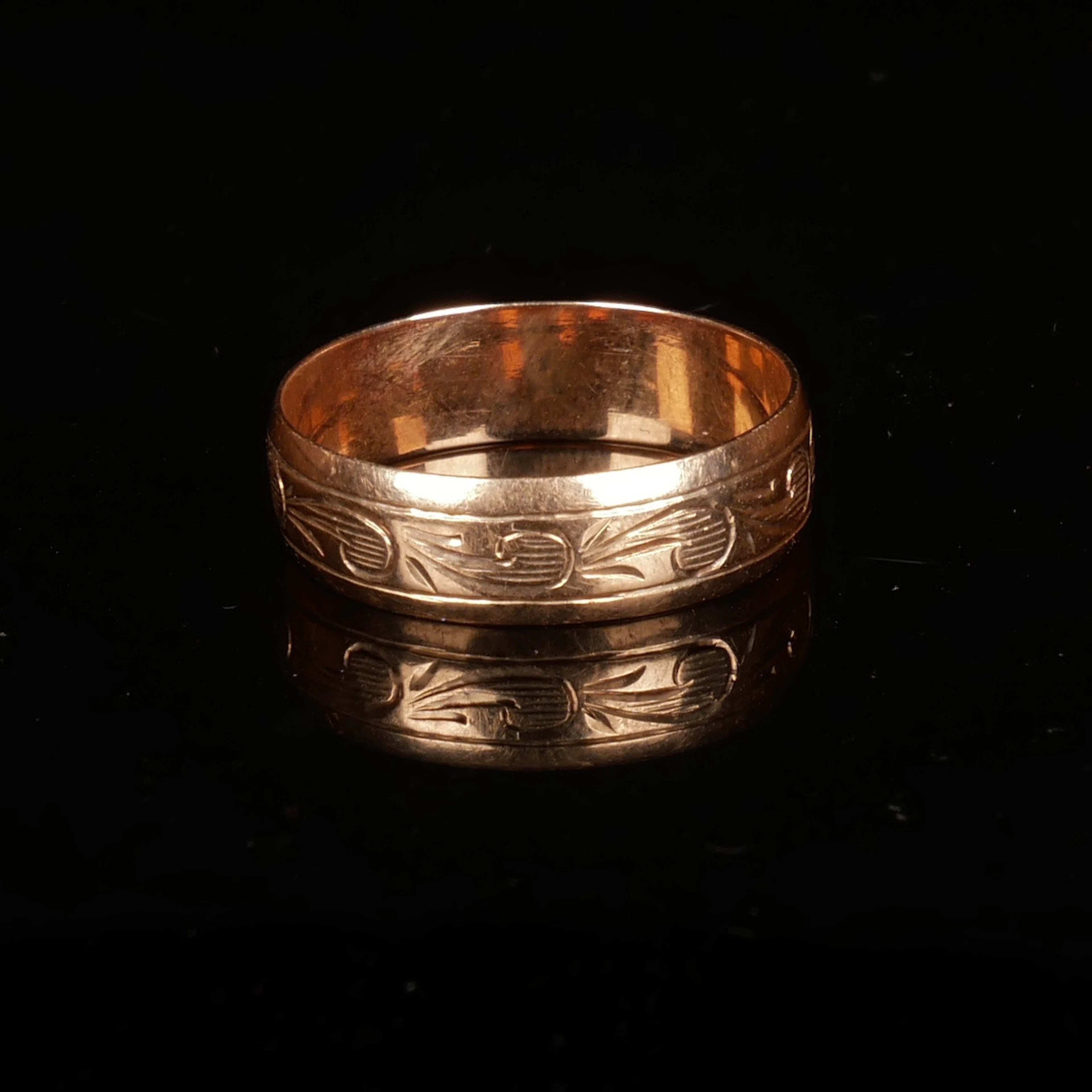 RING, 14K guld.