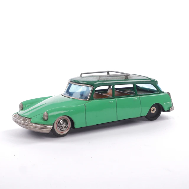 PLÅTBIL, Citroën DS 19, plåt, Bandai.