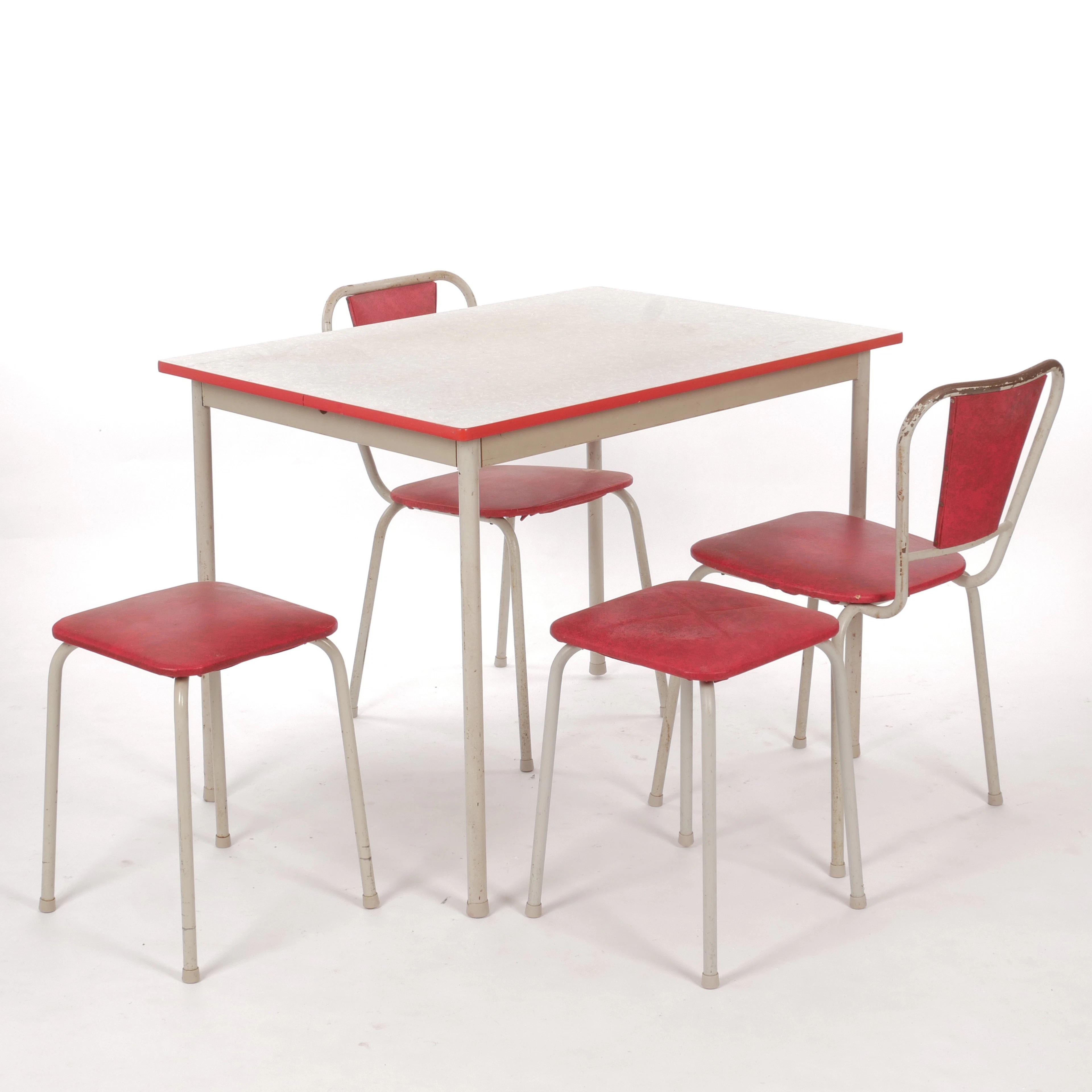 KÖKSBORD MED STOLAR, Perstorpsplatta, 1960-tal.