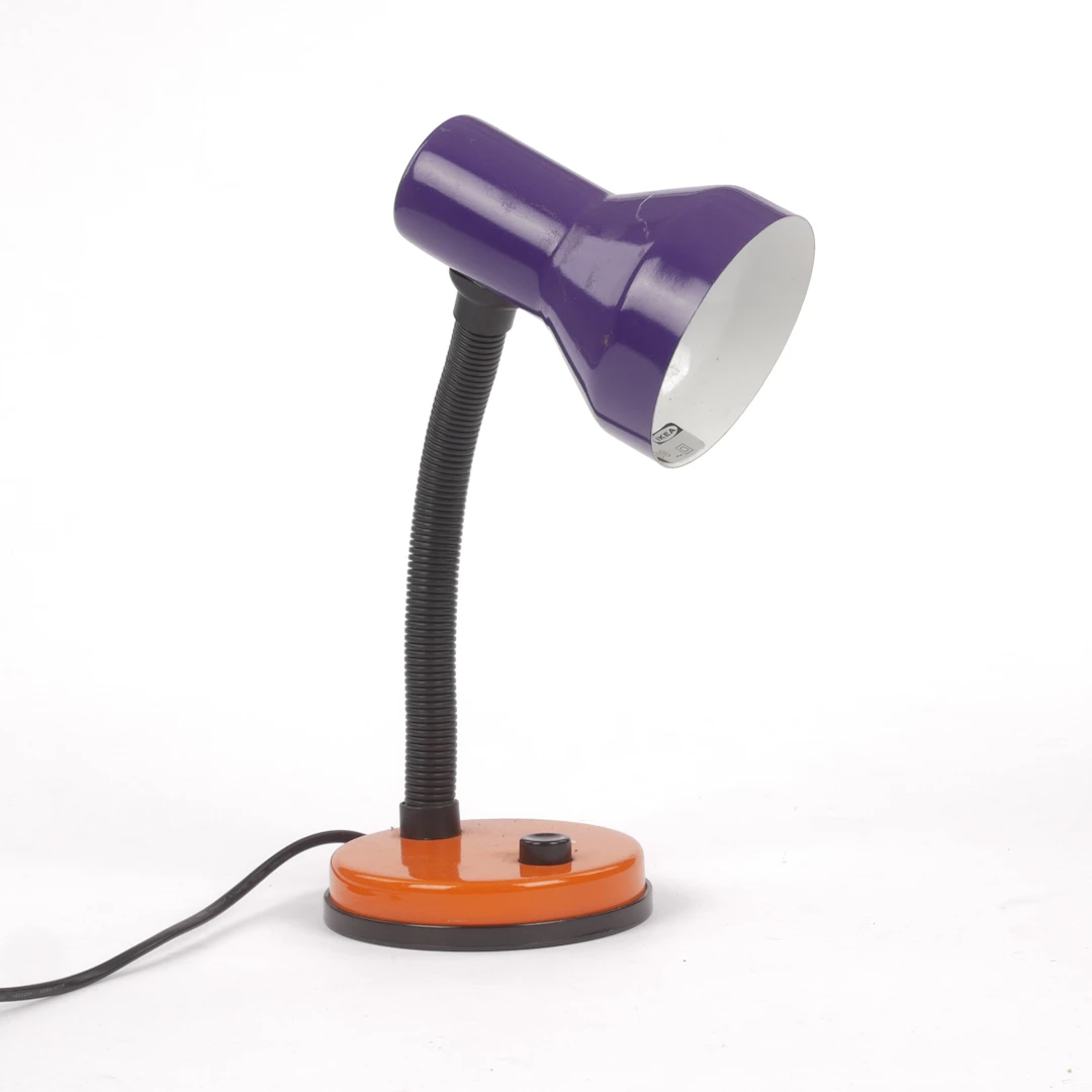 BORDSLAMPA, lackerad plåt, IKEA, 1980-tal.