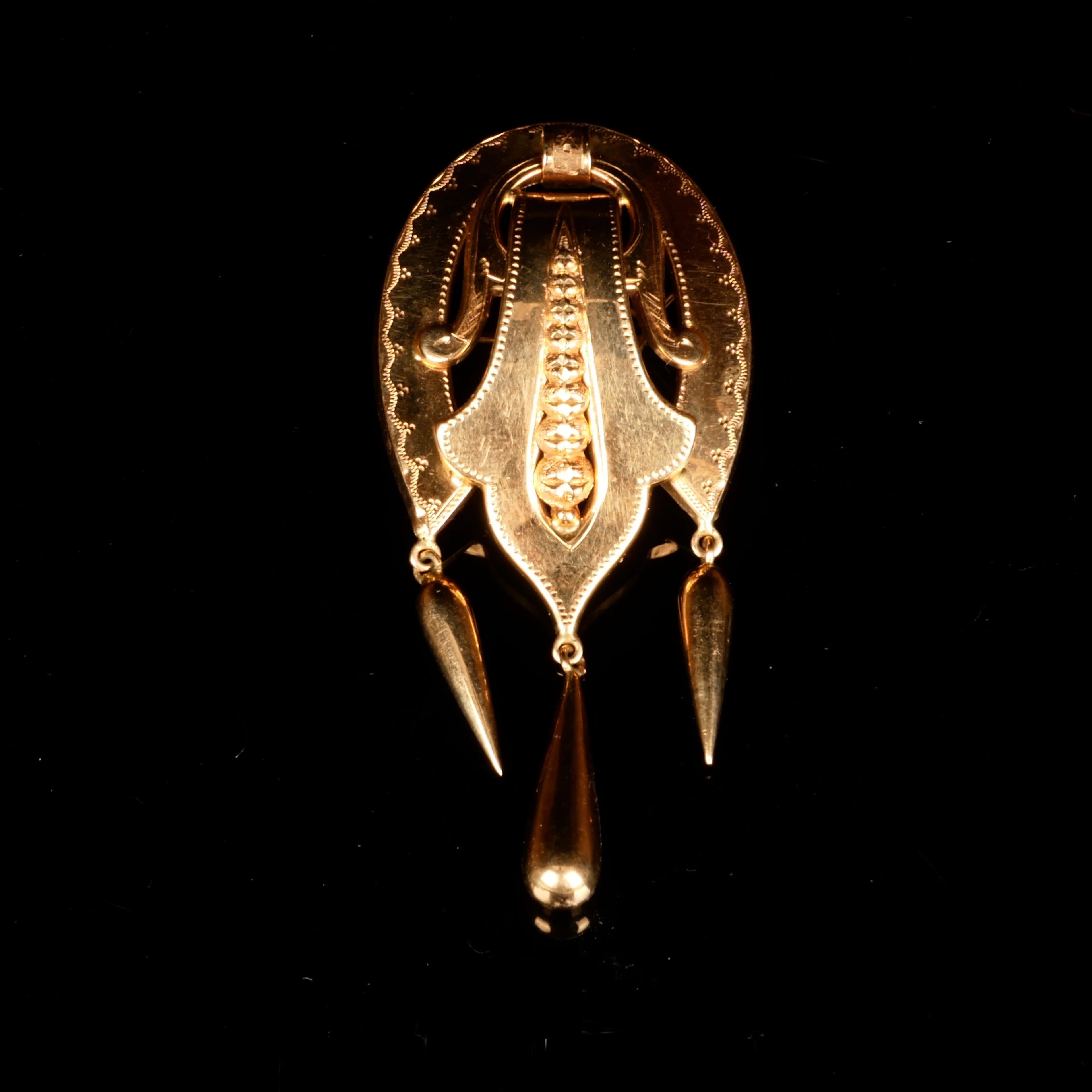 DRÄKTSMYCKE, 18K guld, 1948.