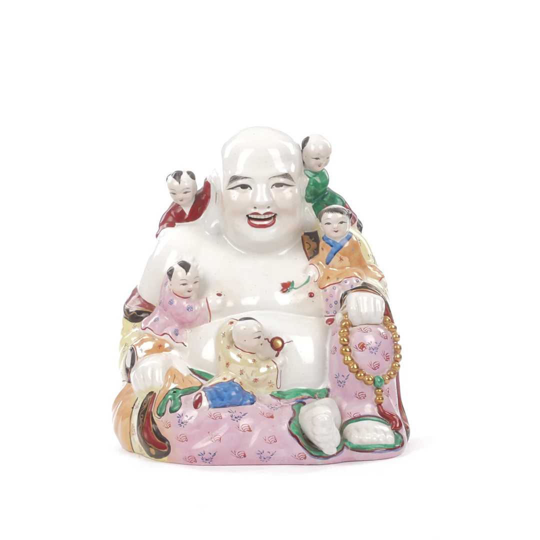 FIGURIN, Buddha, porslin, Kina, 1900-talets andra hälft.