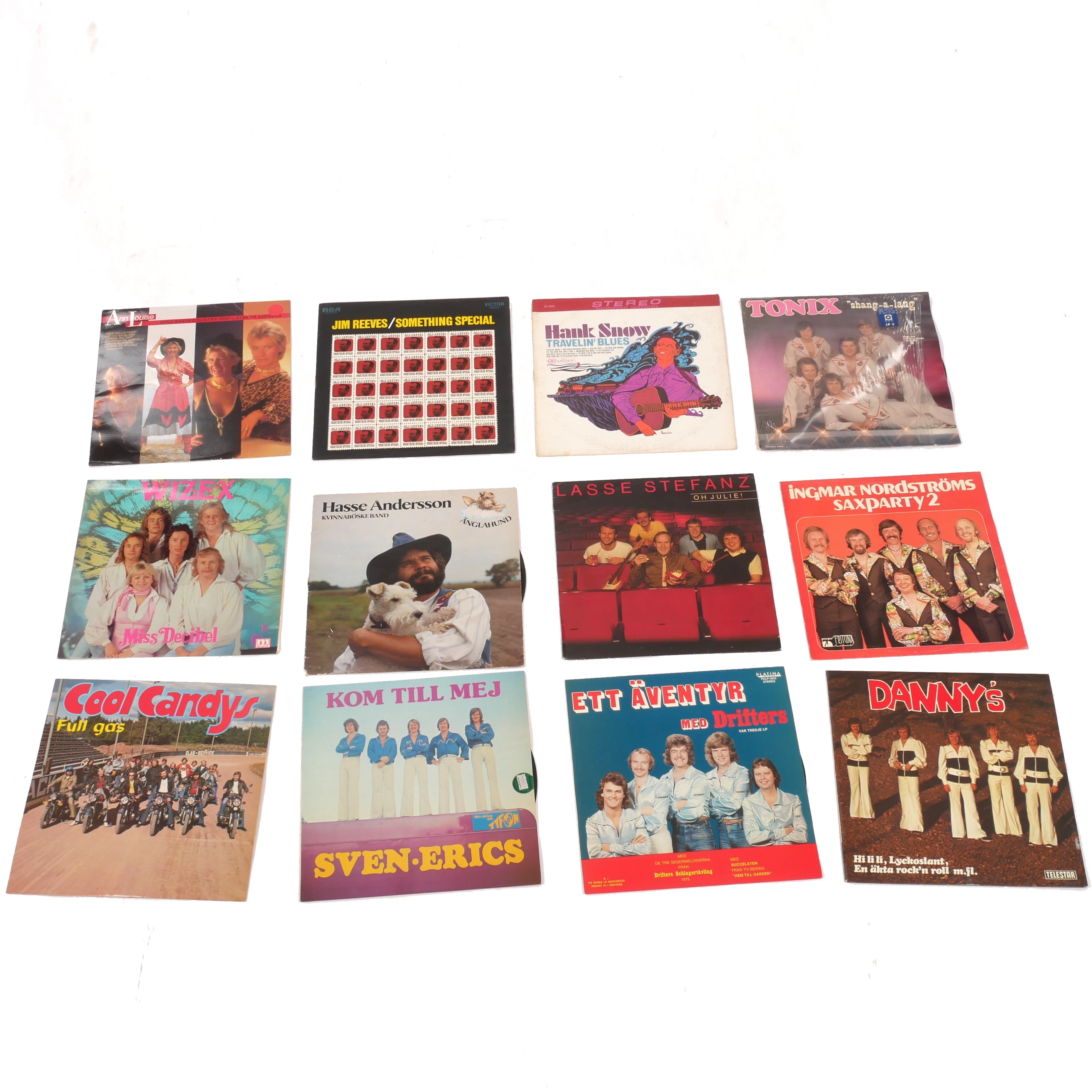 SKIVOR VINYL, ca 125 st, främst dansband.