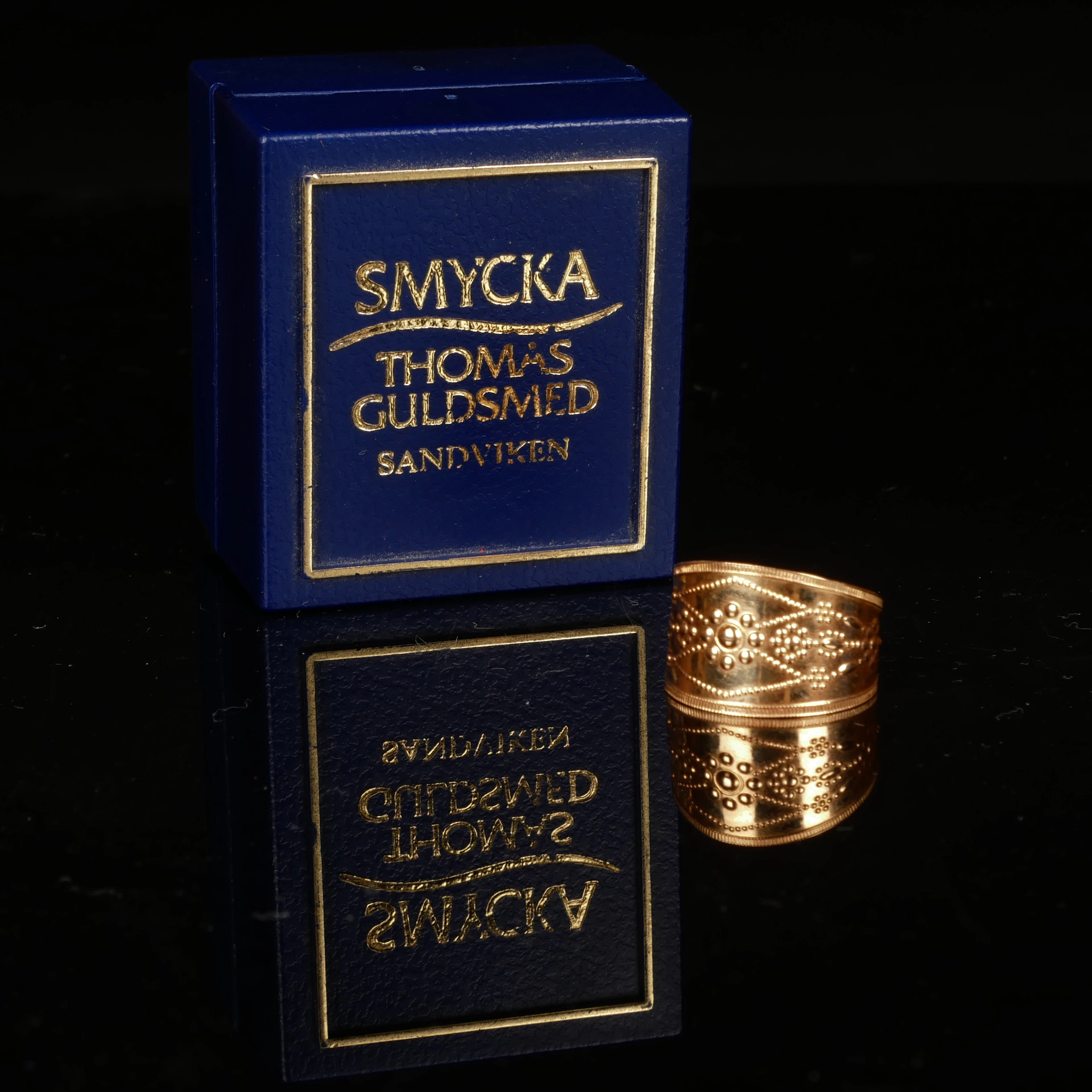 GULDRING, 18K, Thomas Guldsmed, Sandviken.