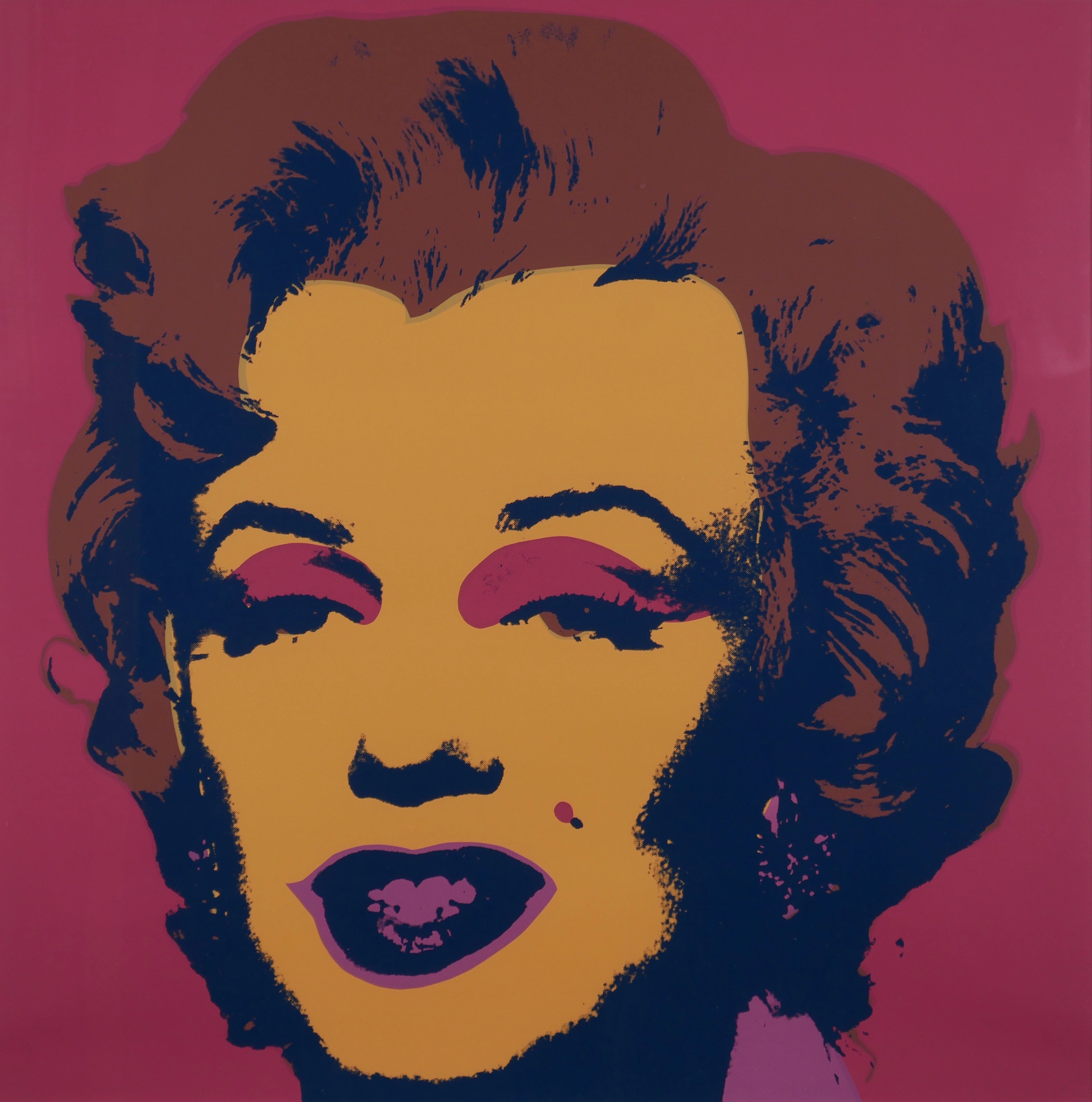 ANDY WARHOL. EFTER. Marilyn Monroe, serigrafi, Sunday B. Morning blå stämpel.