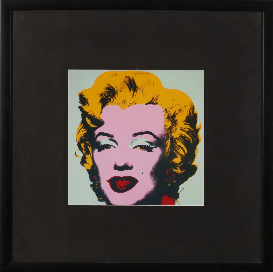 ANDY WARHOL. EFTER. Marilyn Monroe, inramat offsettryck.