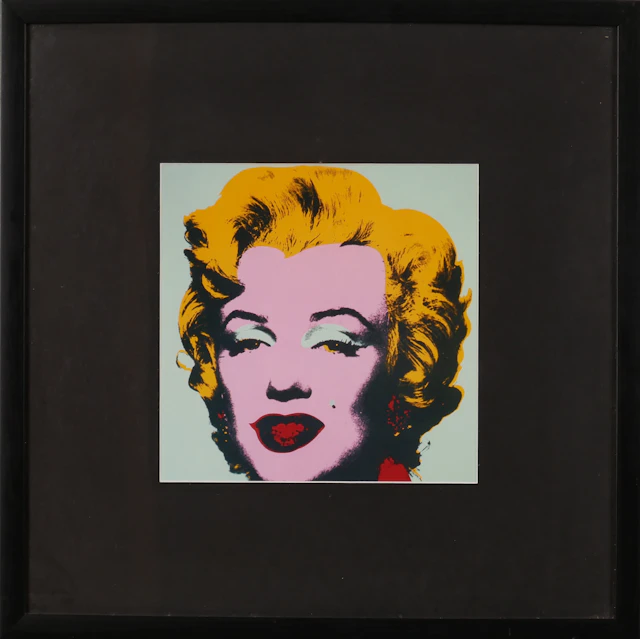 ANDY WARHOL. EFTER. Marilyn Monroe, inramat offsettryck.
