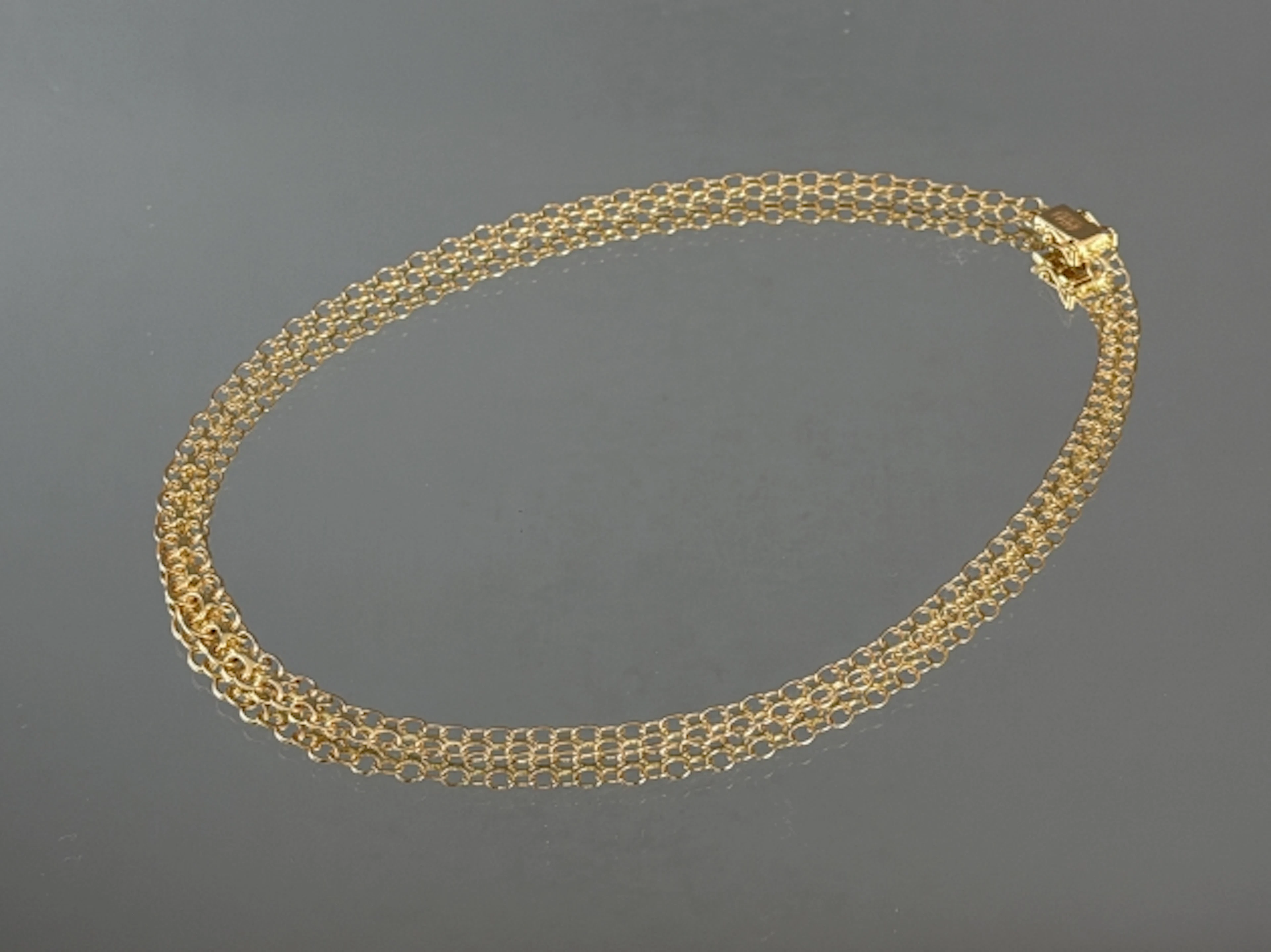 X-LÄNK, GULDHALSBAND, 18K, 12,1 gram.