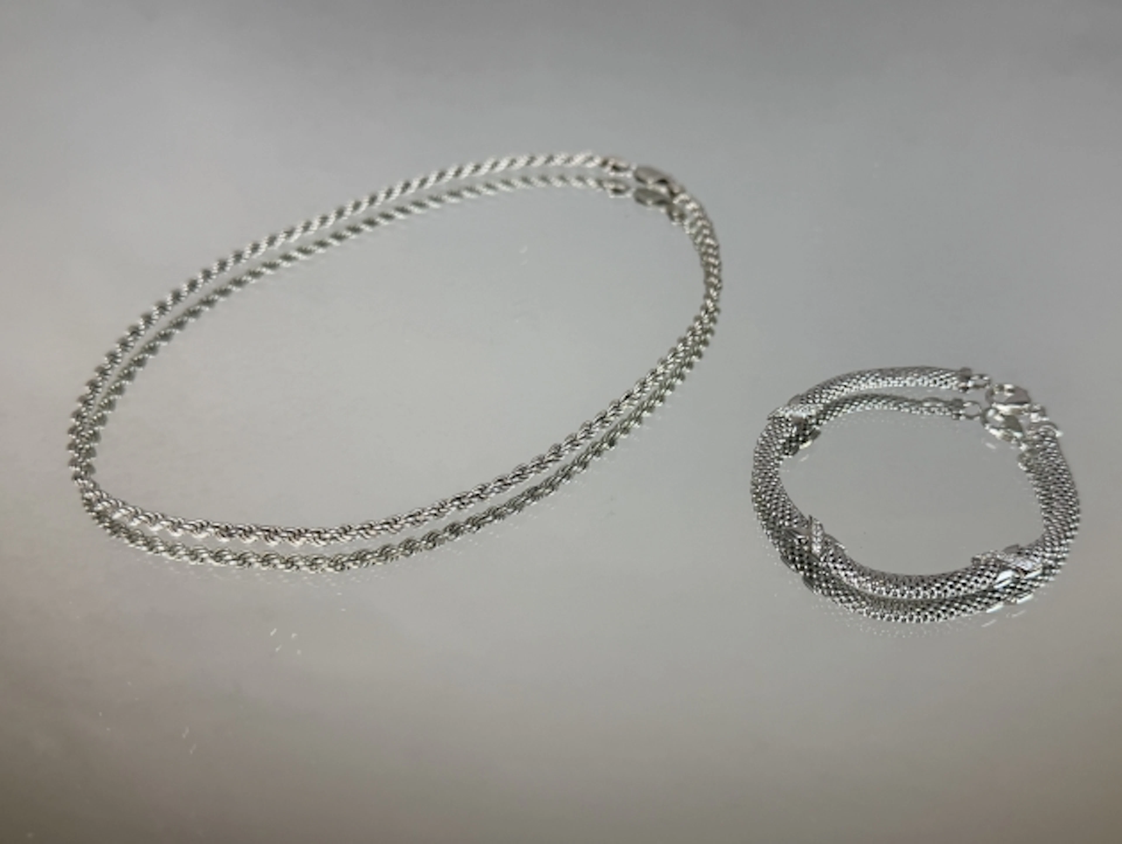 HALSBAND & ARMBAND, sterlingsilver, 925