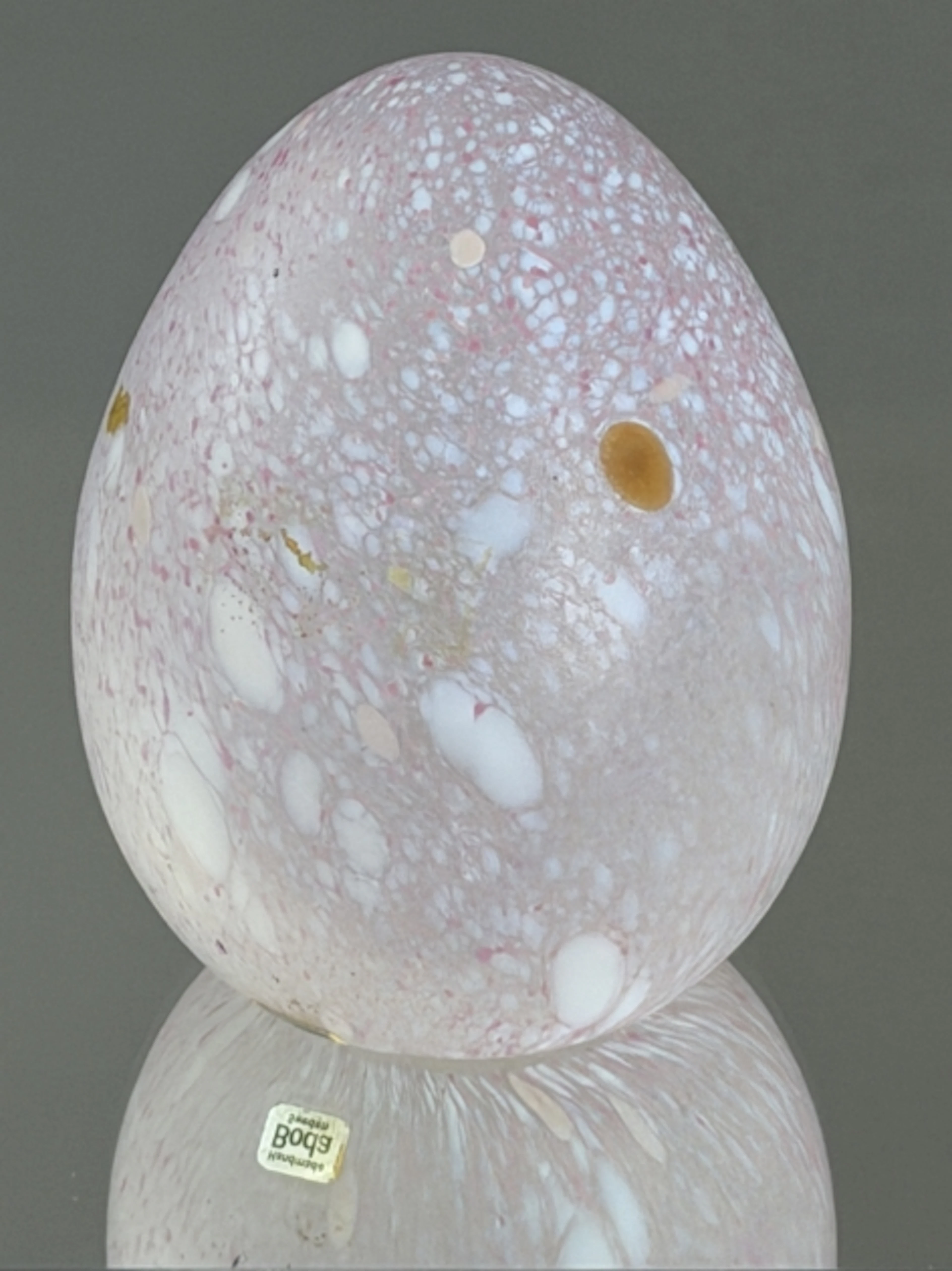 MONICA BACKSTRÖM, Boda, ägg, glas, signerad