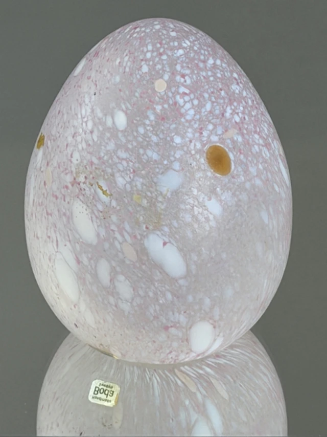 MONICA BACKSTRÖM, Boda, ägg, glas, signerad