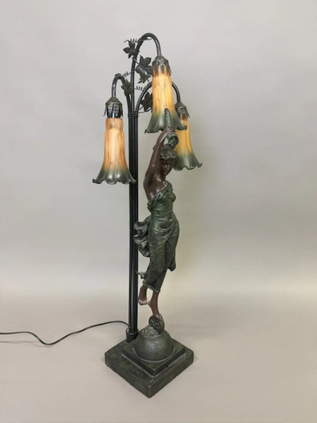 BORDSLAMPA i jugendstil, 1900-talets senare del