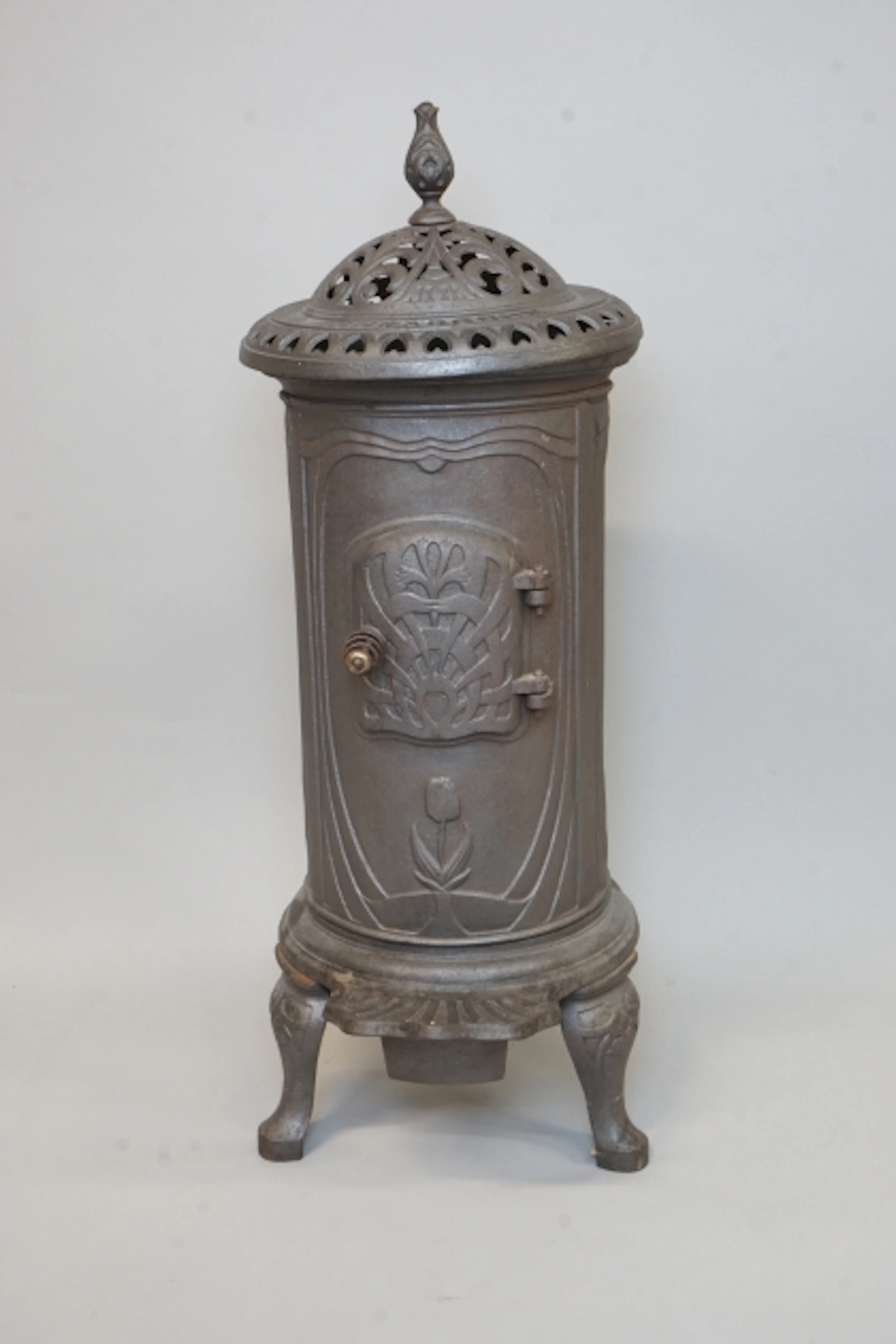KAMIN, gjutjärn, Ankarsrum, 1900-talets andra hälft.