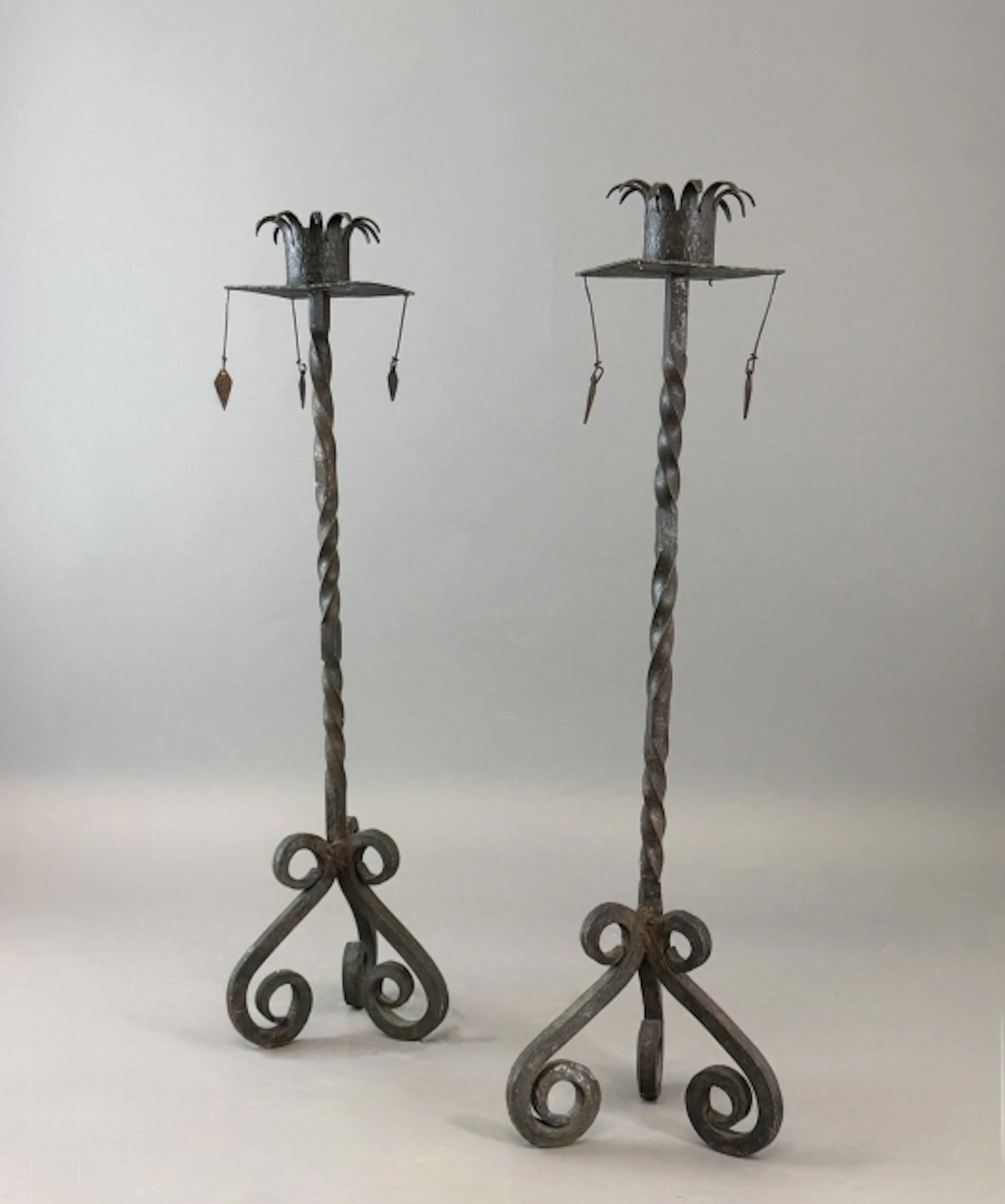 GOLVLJUSSTAKAR, handsmide, 1900-tal.