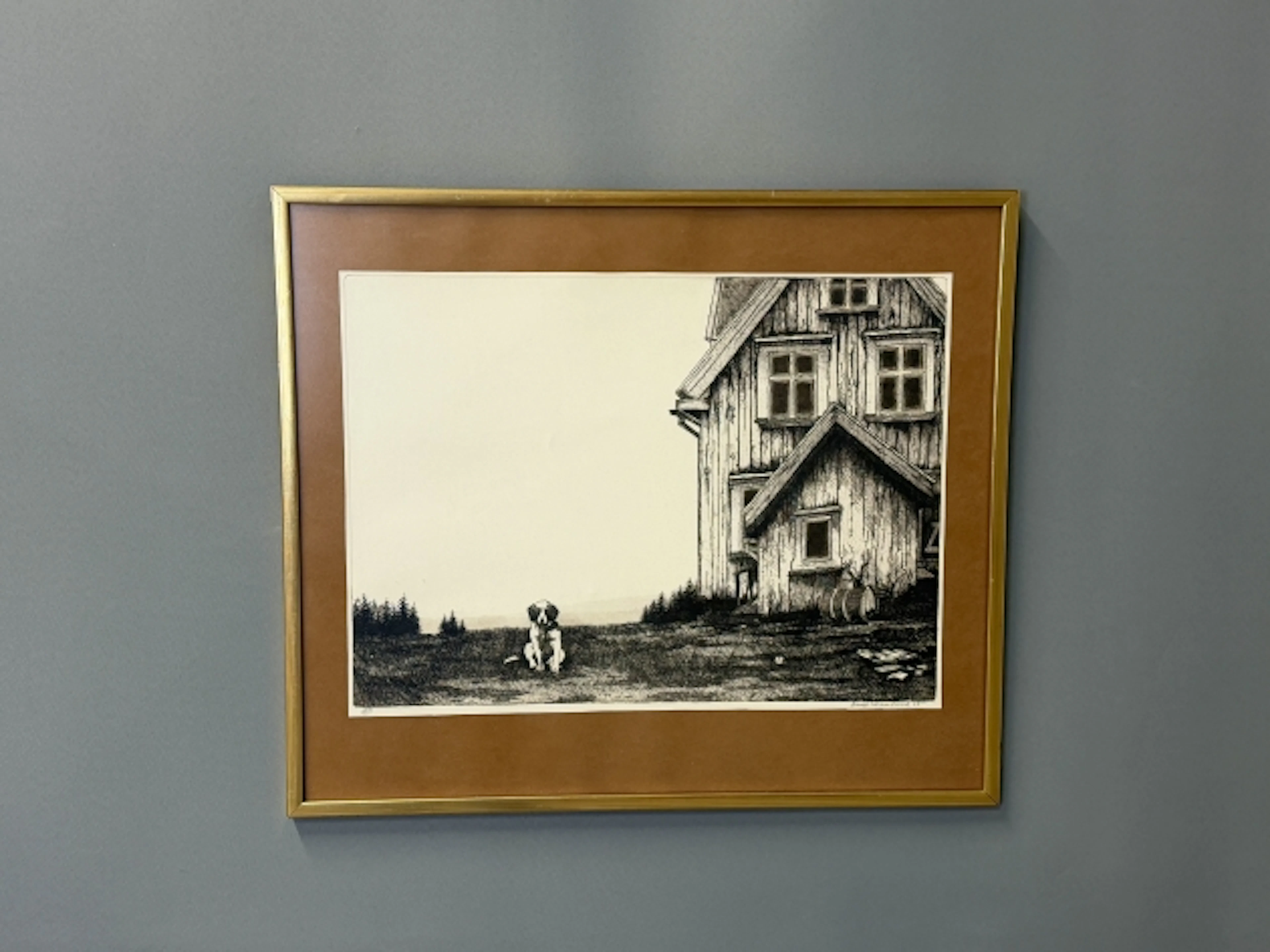 BENGT GÖRAN FLOOD, etsning, eget tryck, signerad