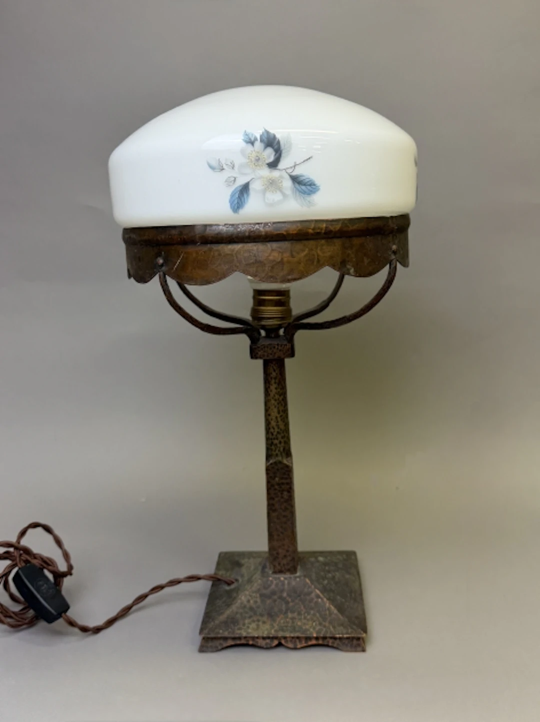 BORDSLAMPA, 1900-talets andra hälft.